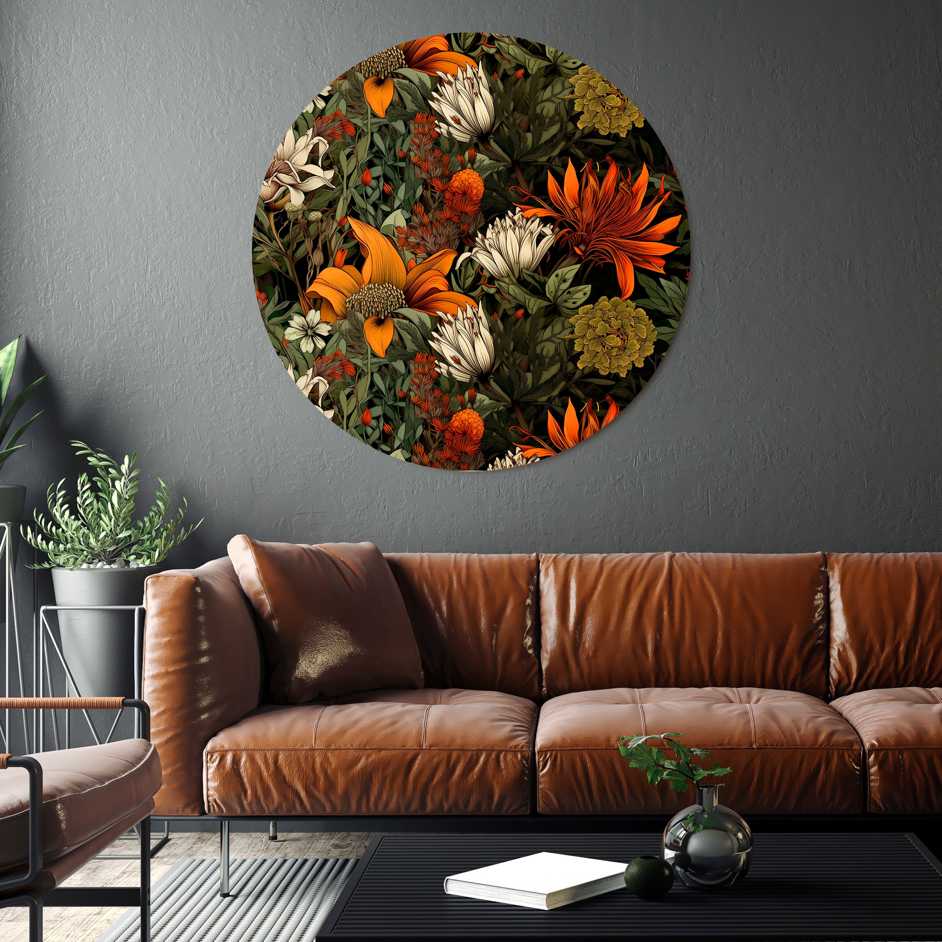 DAWN BLOOM Obraz okrągły