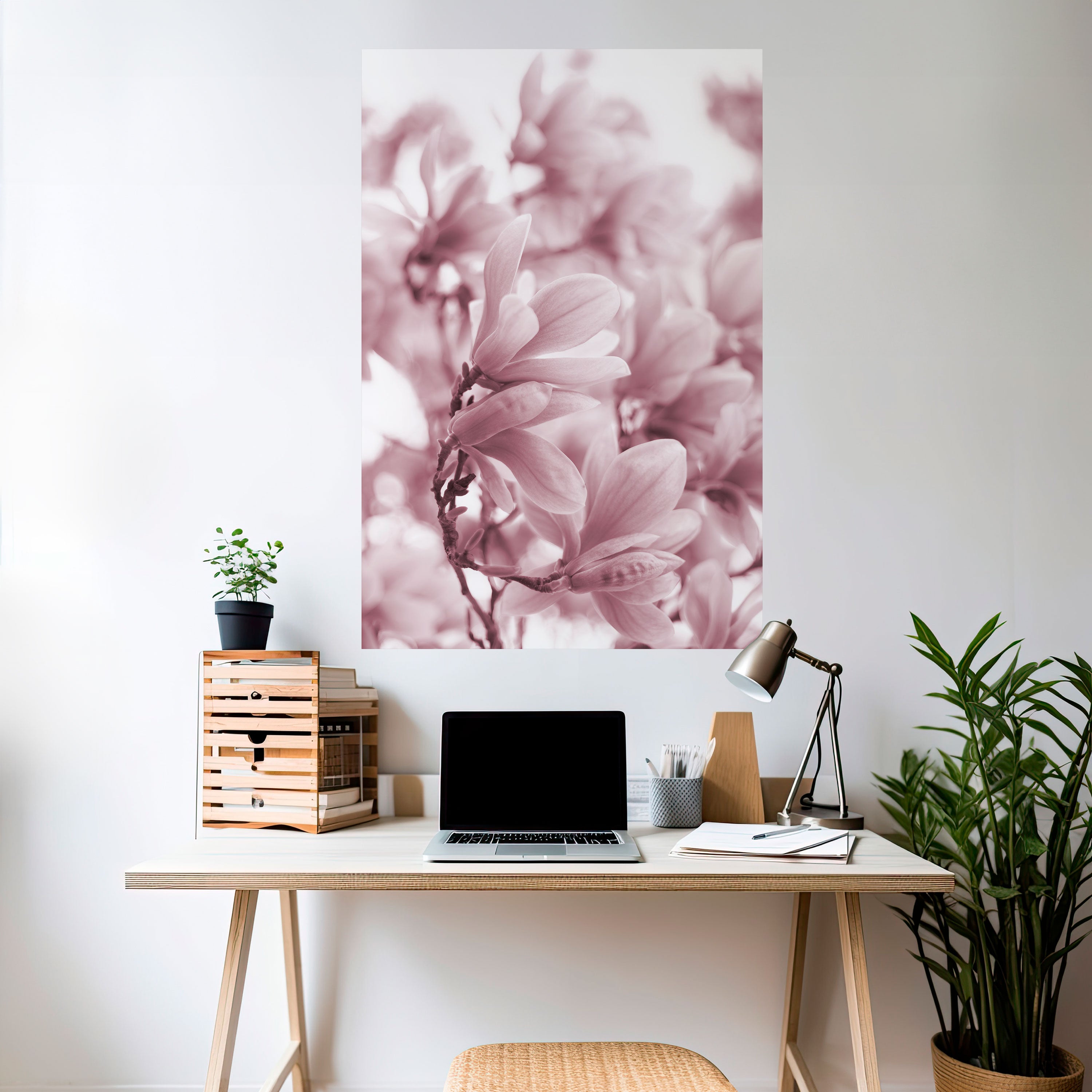 PINK BLOSSOM DREAM Naklejka/Plakat pionowy