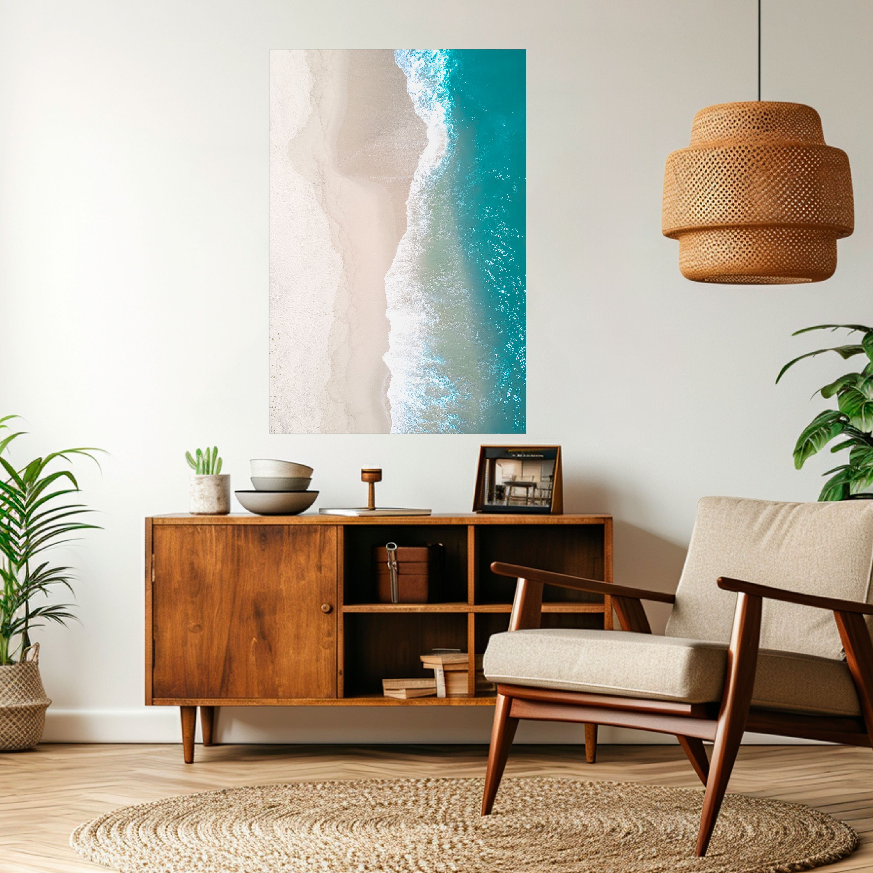 SAND AND SEA HARMONY Naklejka/Plakat pionowy