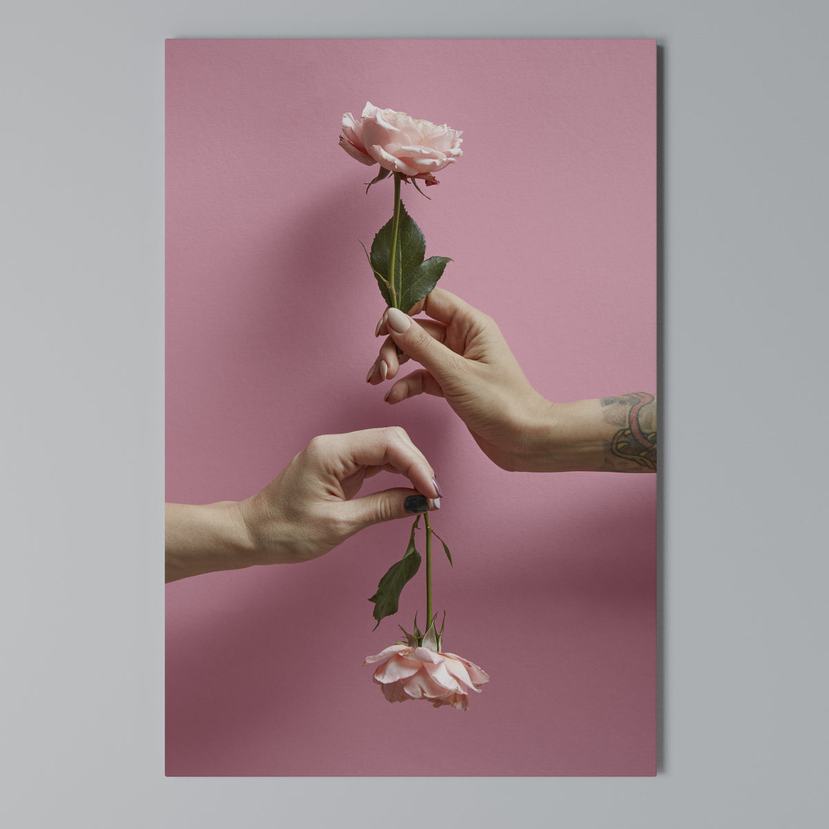 FLORAL CONNECTIONS Pionowy obraz na płótnie