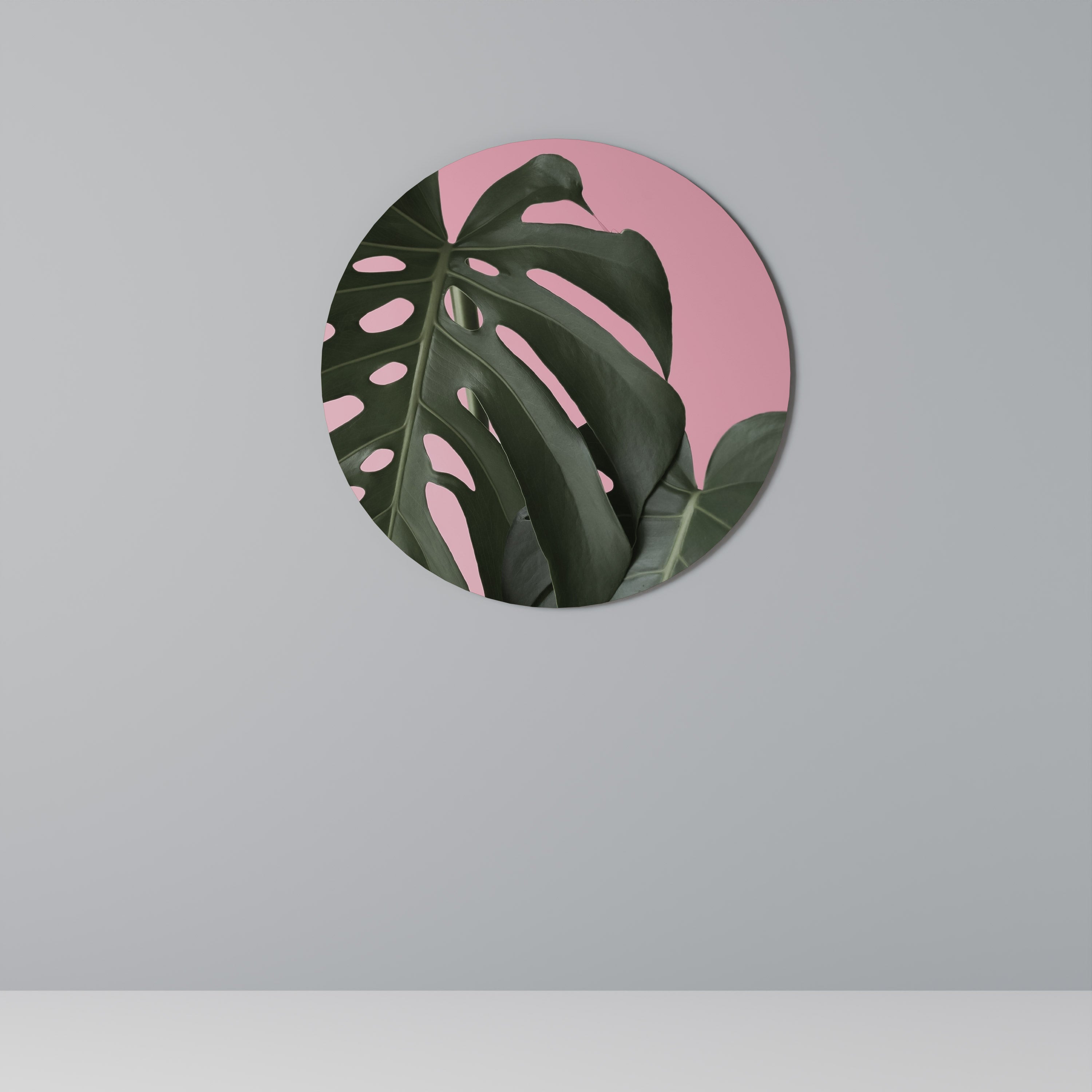 LADY MONSTERA Obraz okrągły