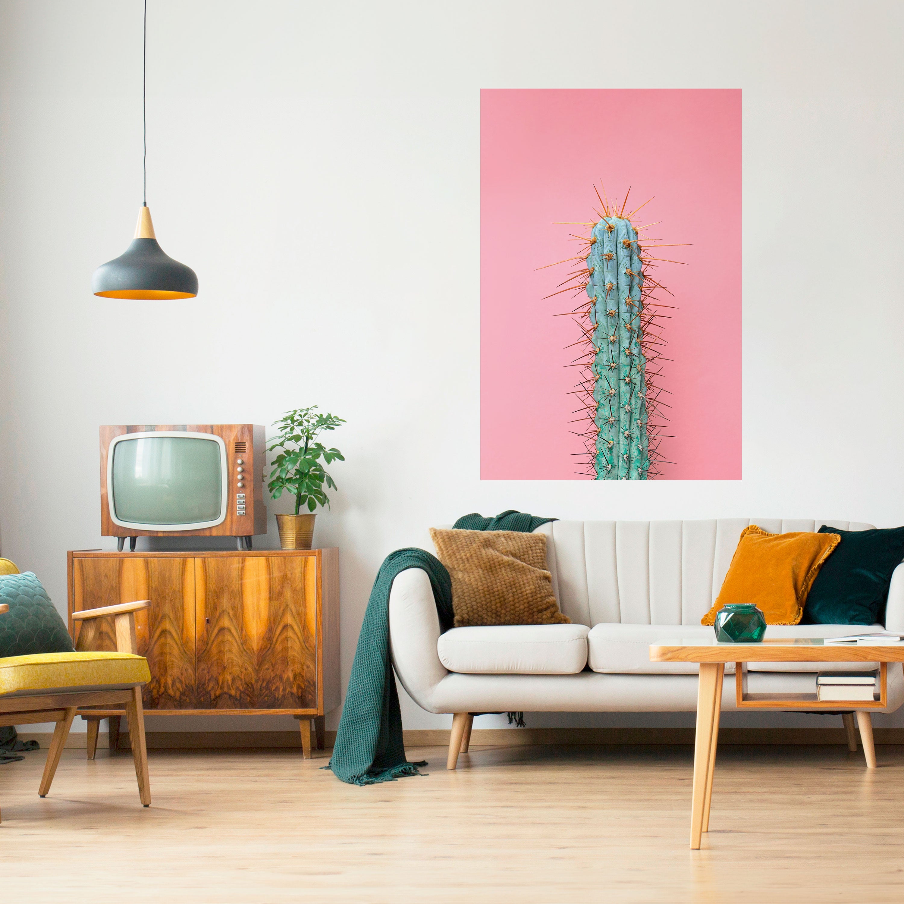 MISTER CACTUS Naklejka/Plakat pionowy
