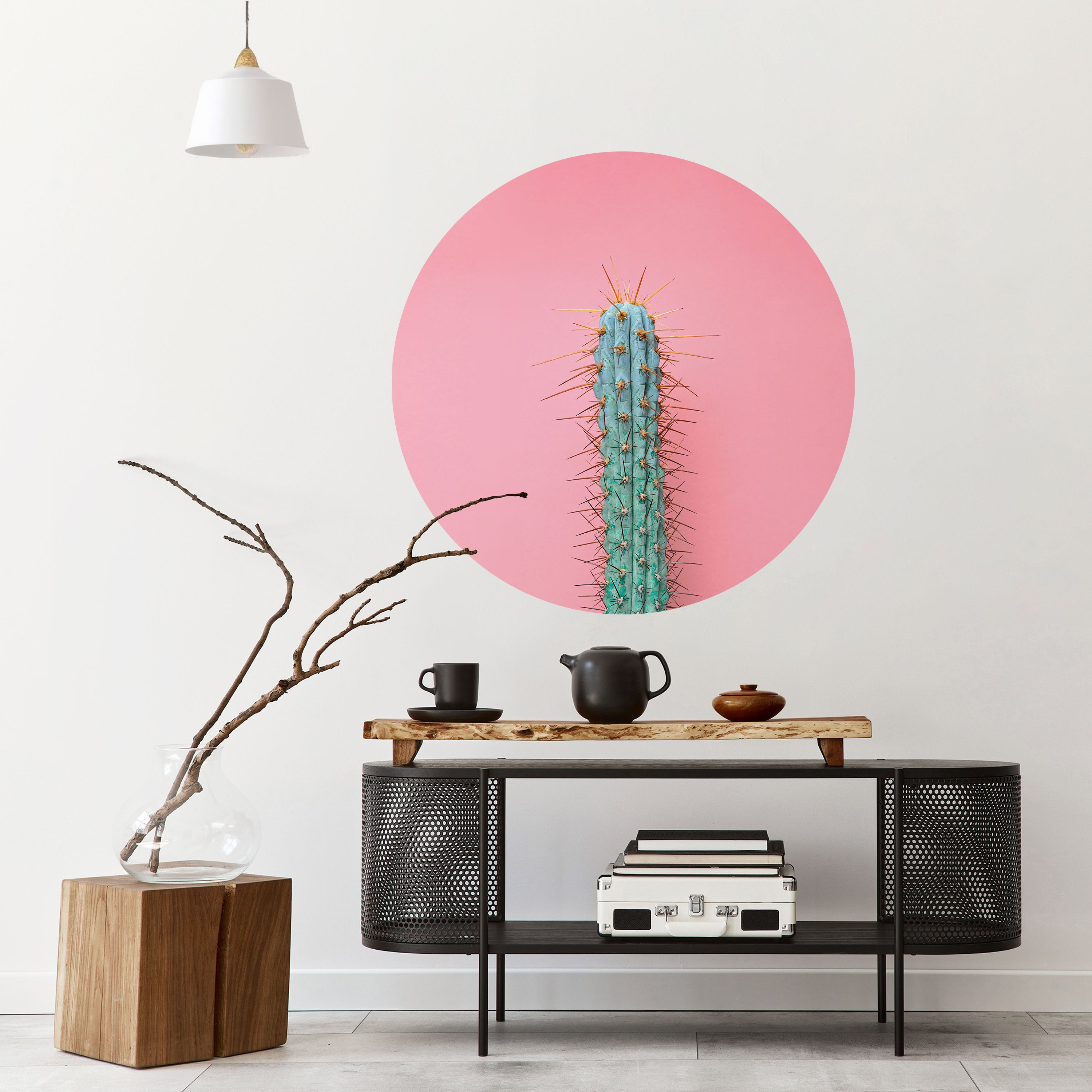 MISTER CACTUS Naklejka okrągła