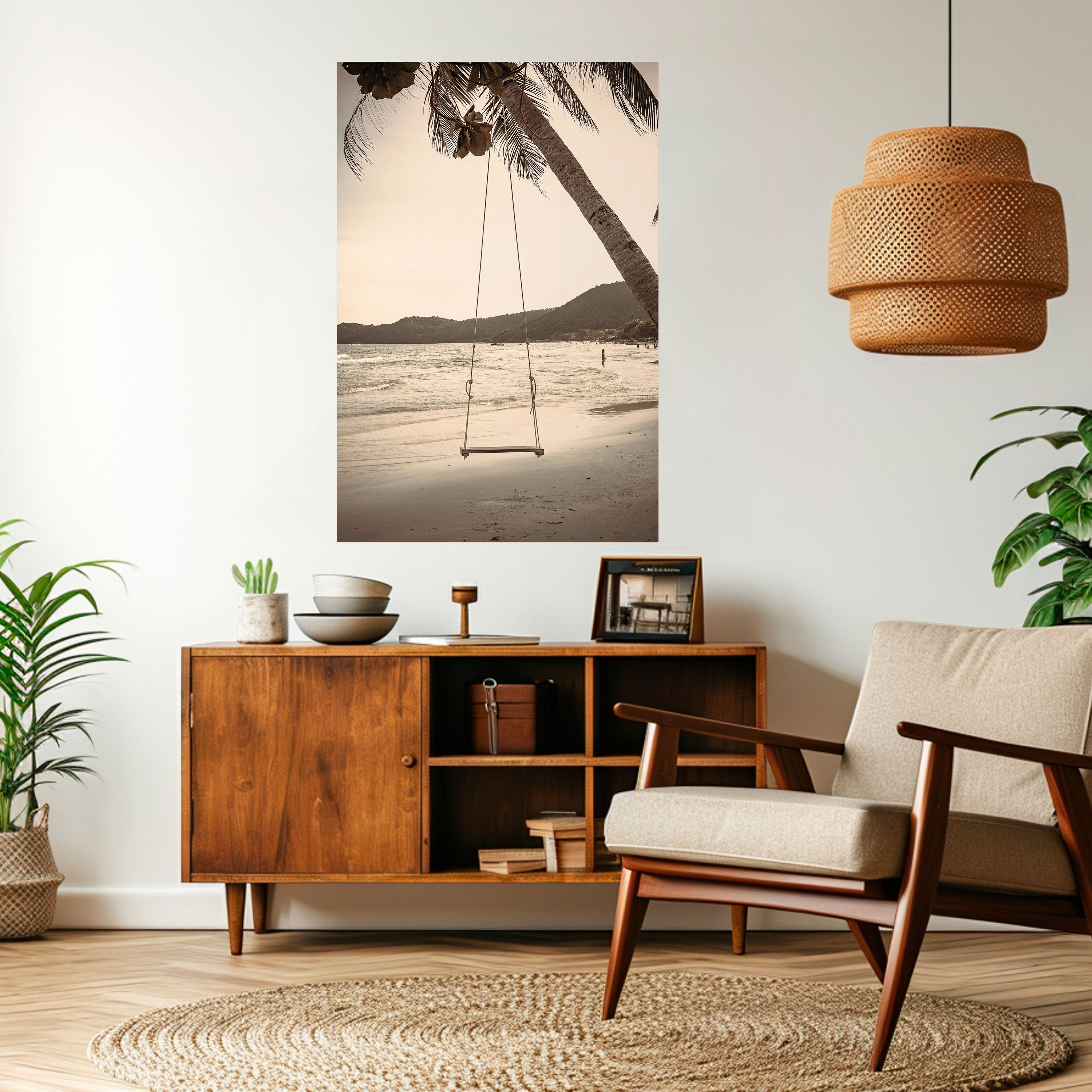 SUNSET SWING SORROW Naklejka/Plakat pionowy