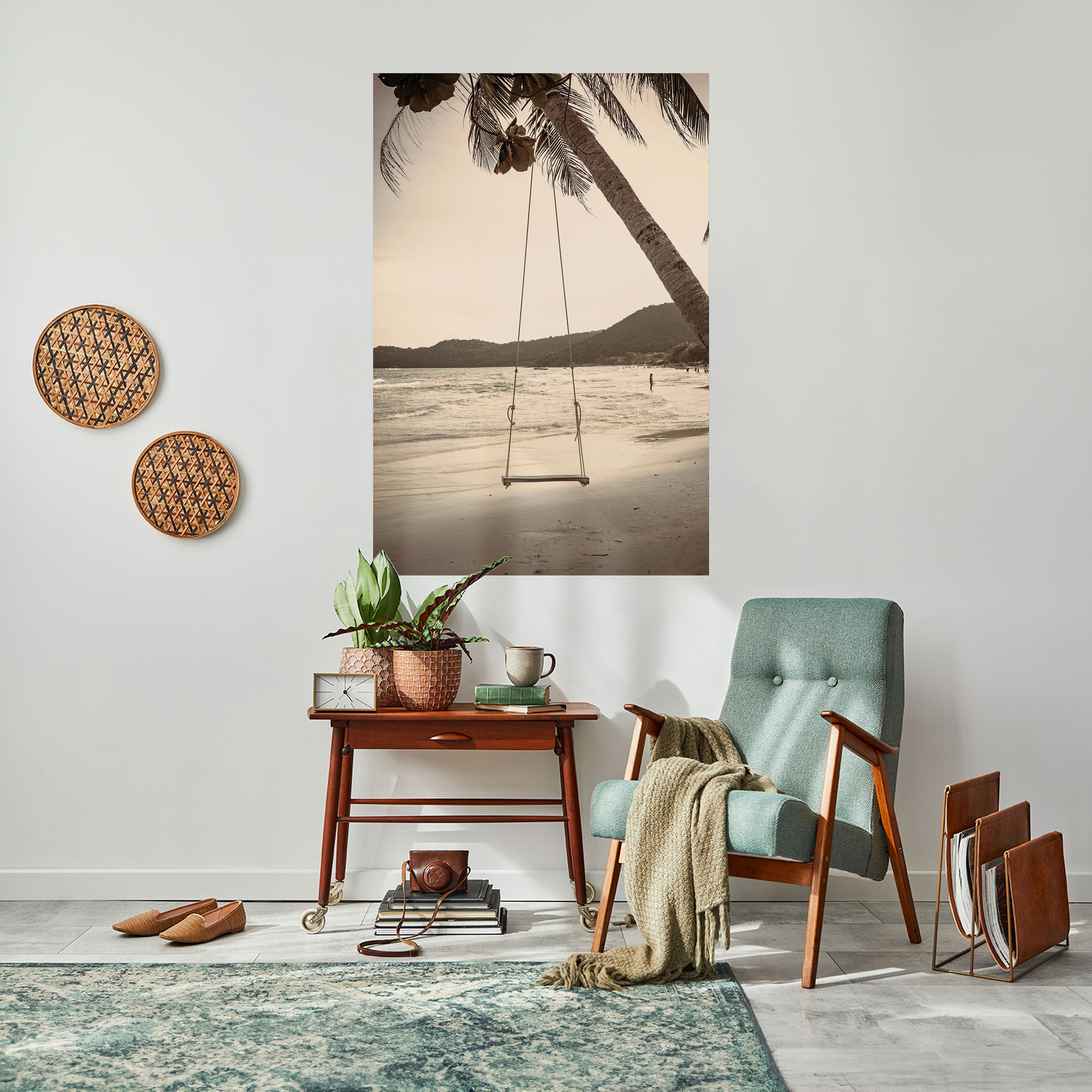 SUNSET SWING SORROW Naklejka/Plakat pionowy