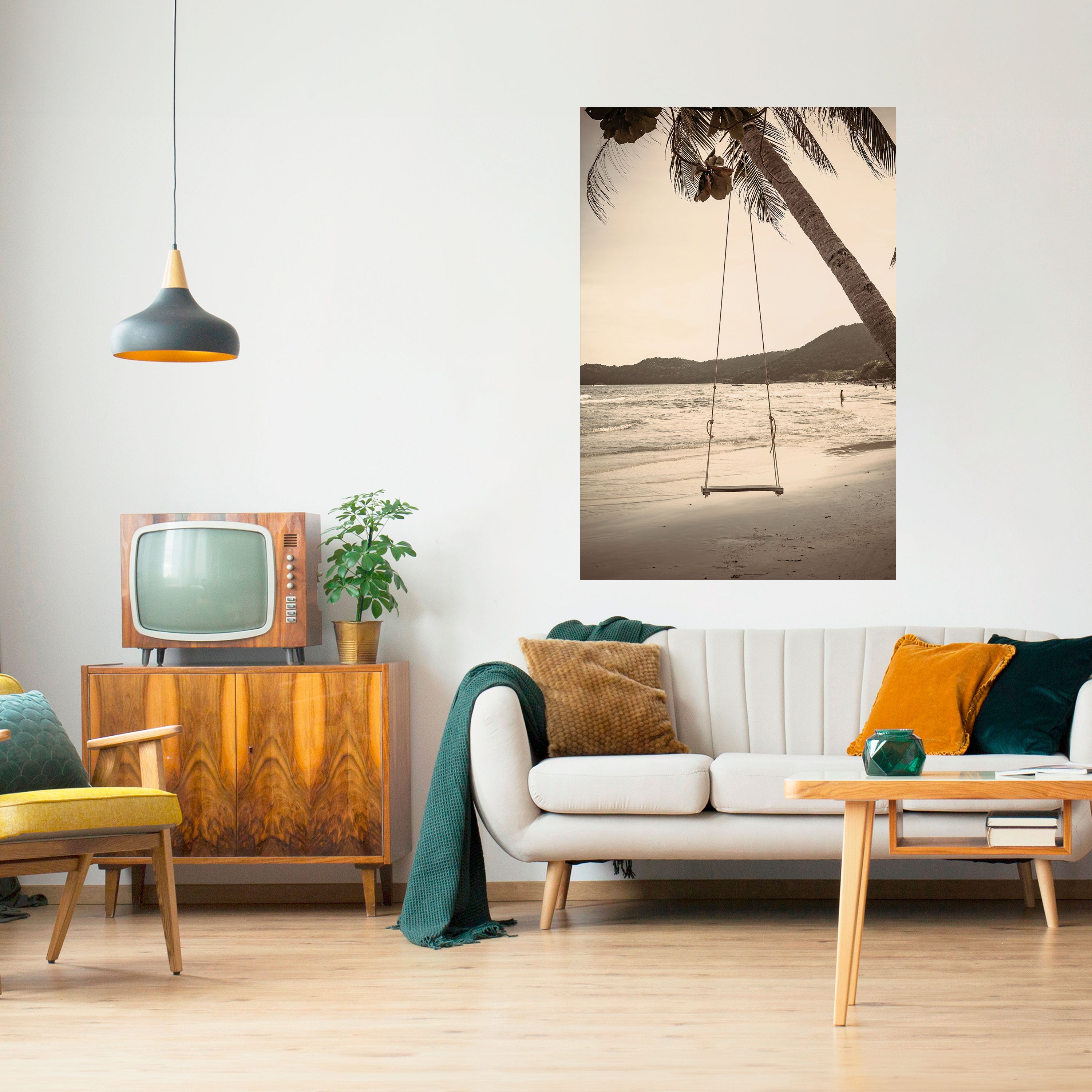 SUNSET SWING SORROW Naklejka/Plakat pionowy