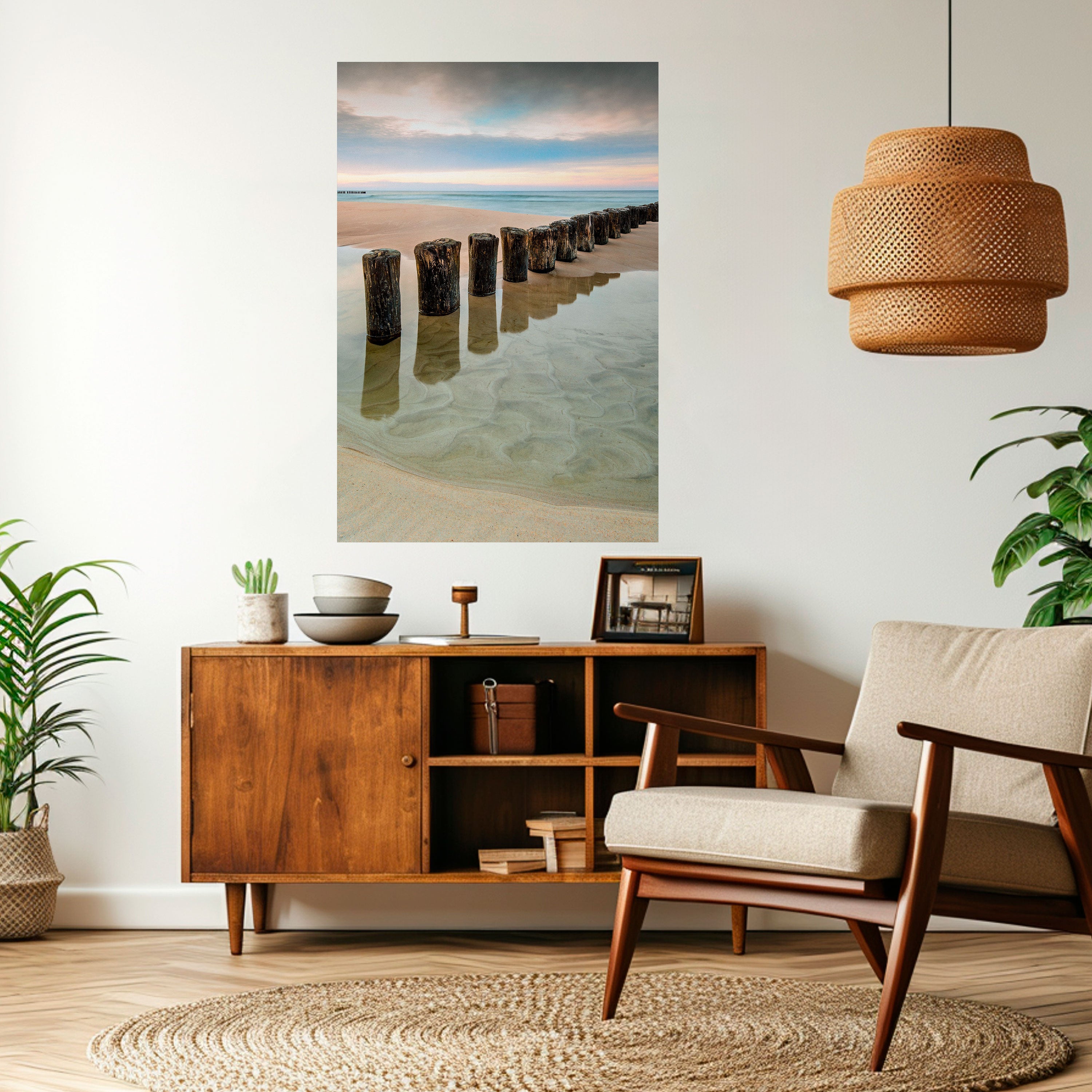 TIDAL SYMMETRY Naklejka/Plakat pionowy