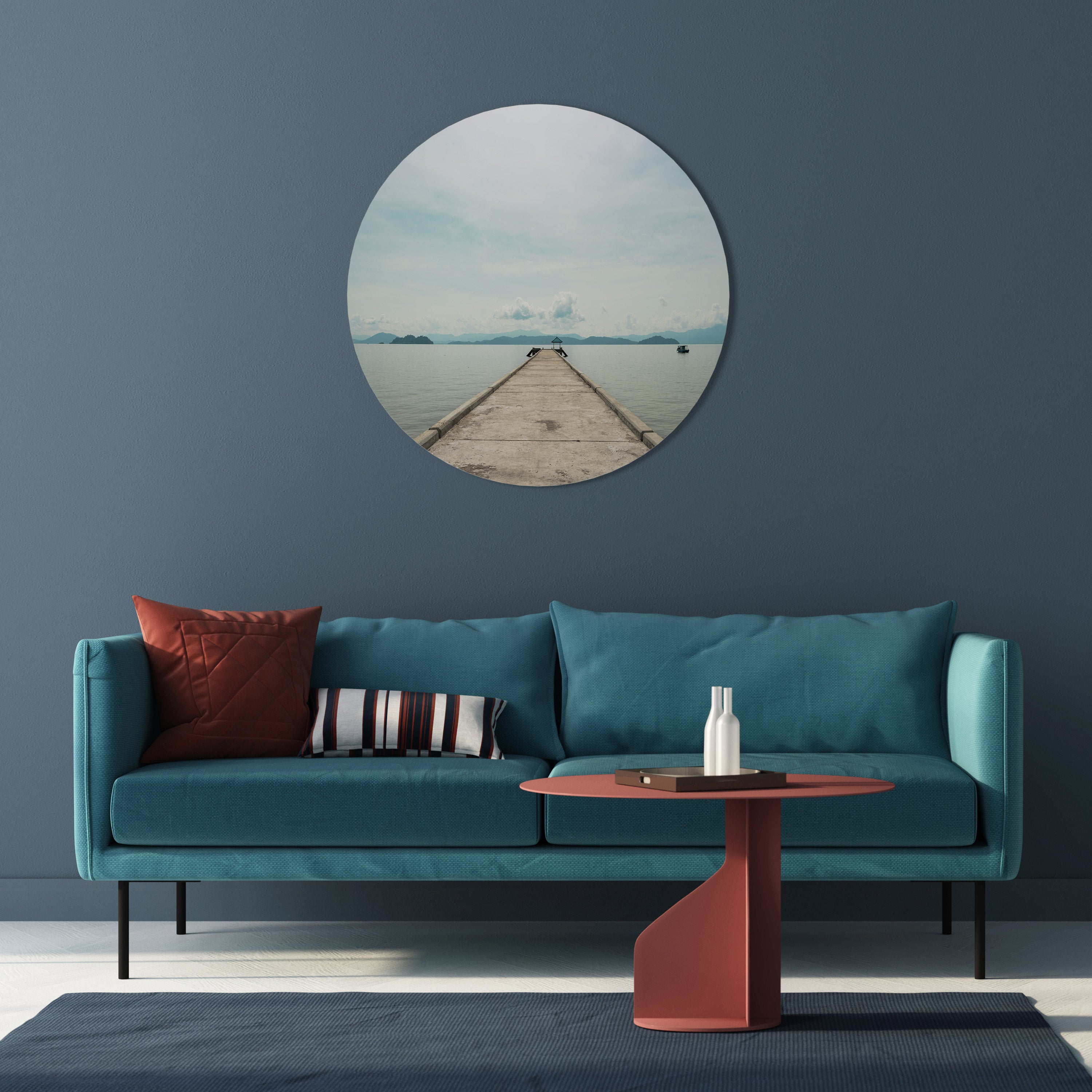 AQUA HORIZON Obraz okrągły