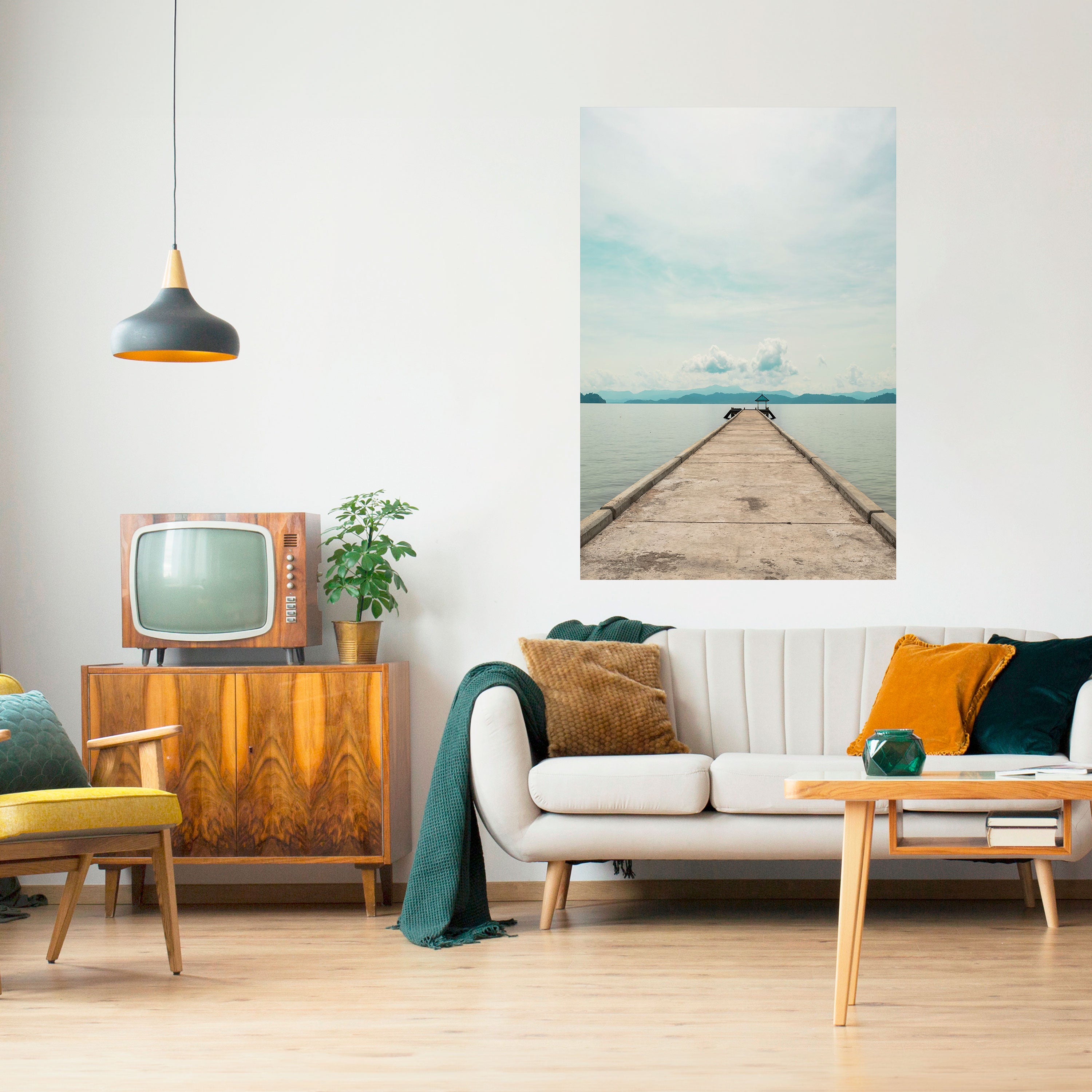 AQUA HORIZON Naklejka/Plakat pionowy