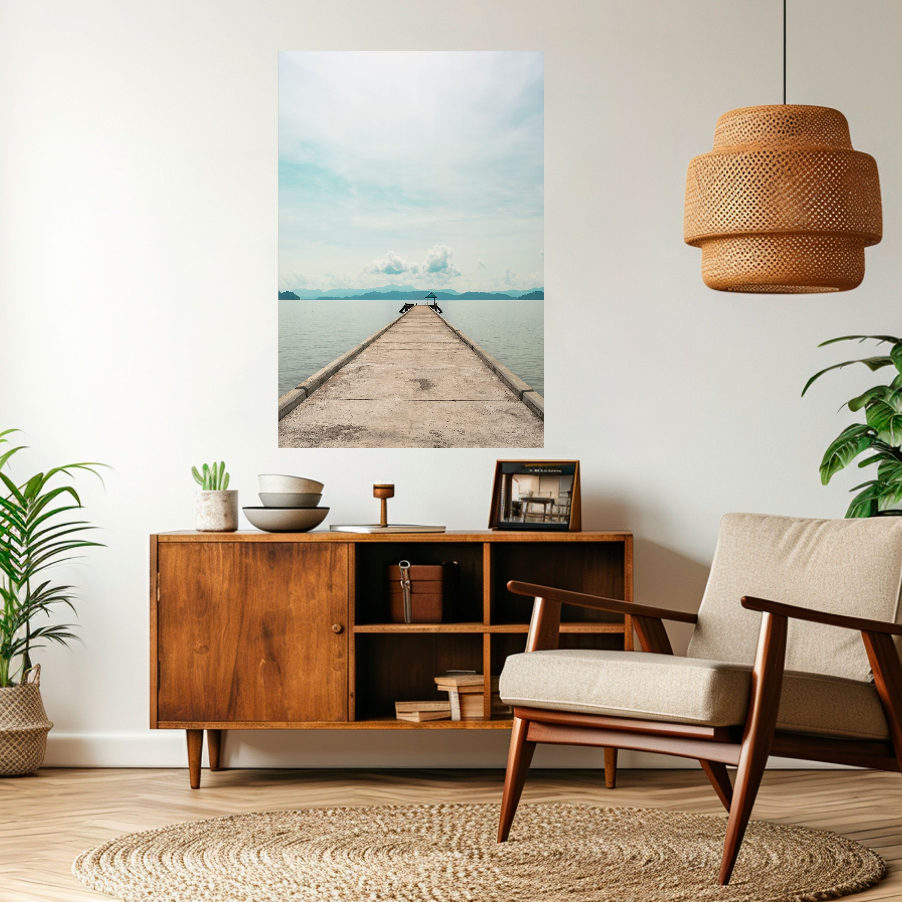 AQUA HORIZON Naklejka/Plakat pionowy