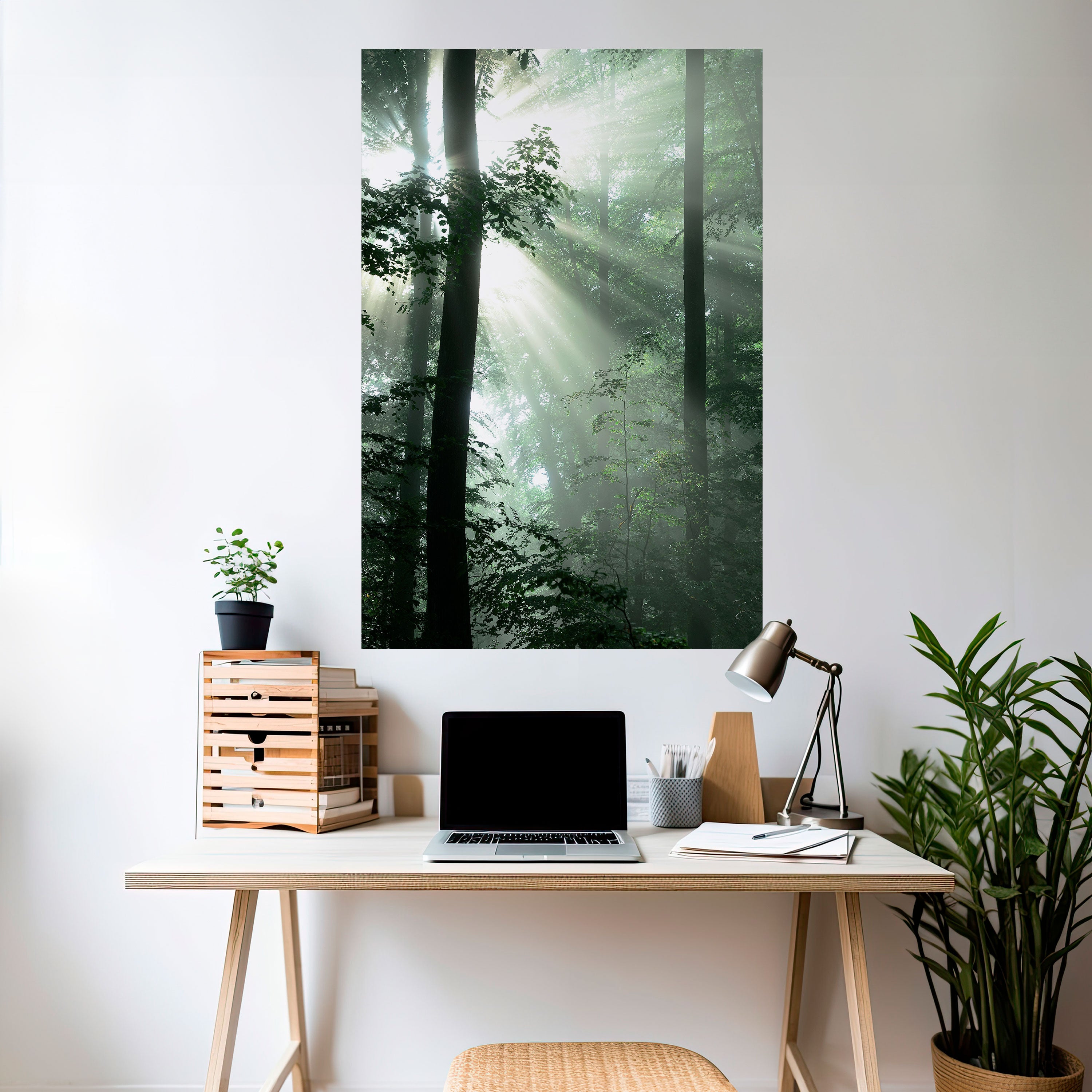MYSTICAL SUNBEAMS Naklejka/Plakat pionowy