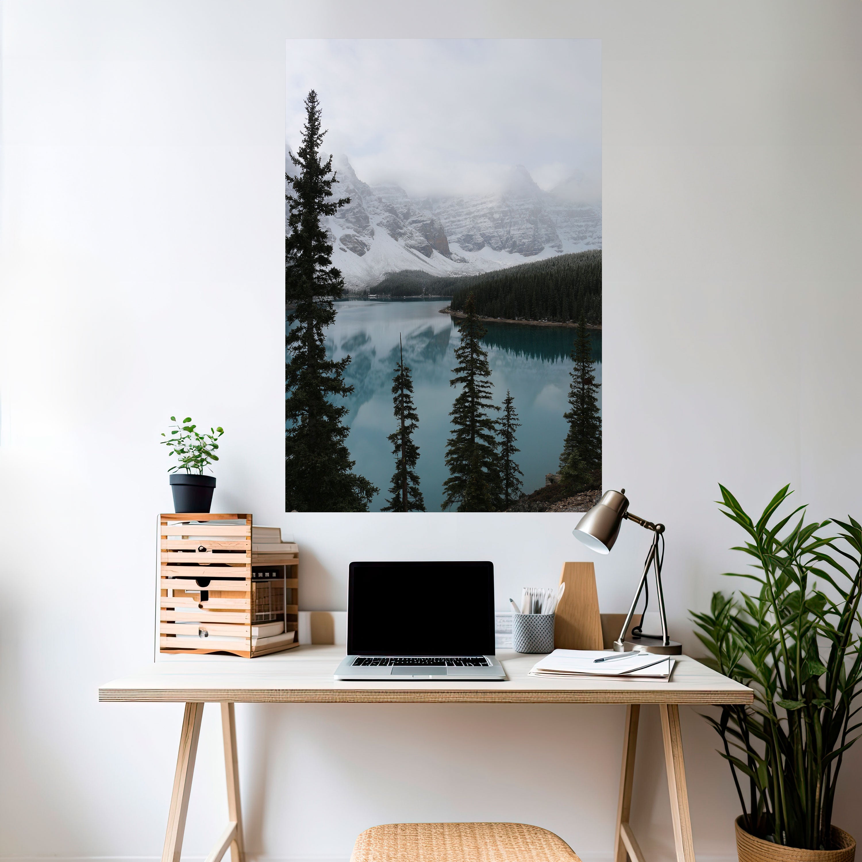 MISTY FOREST BOUNDARIES Naklejka/Plakat pionowy