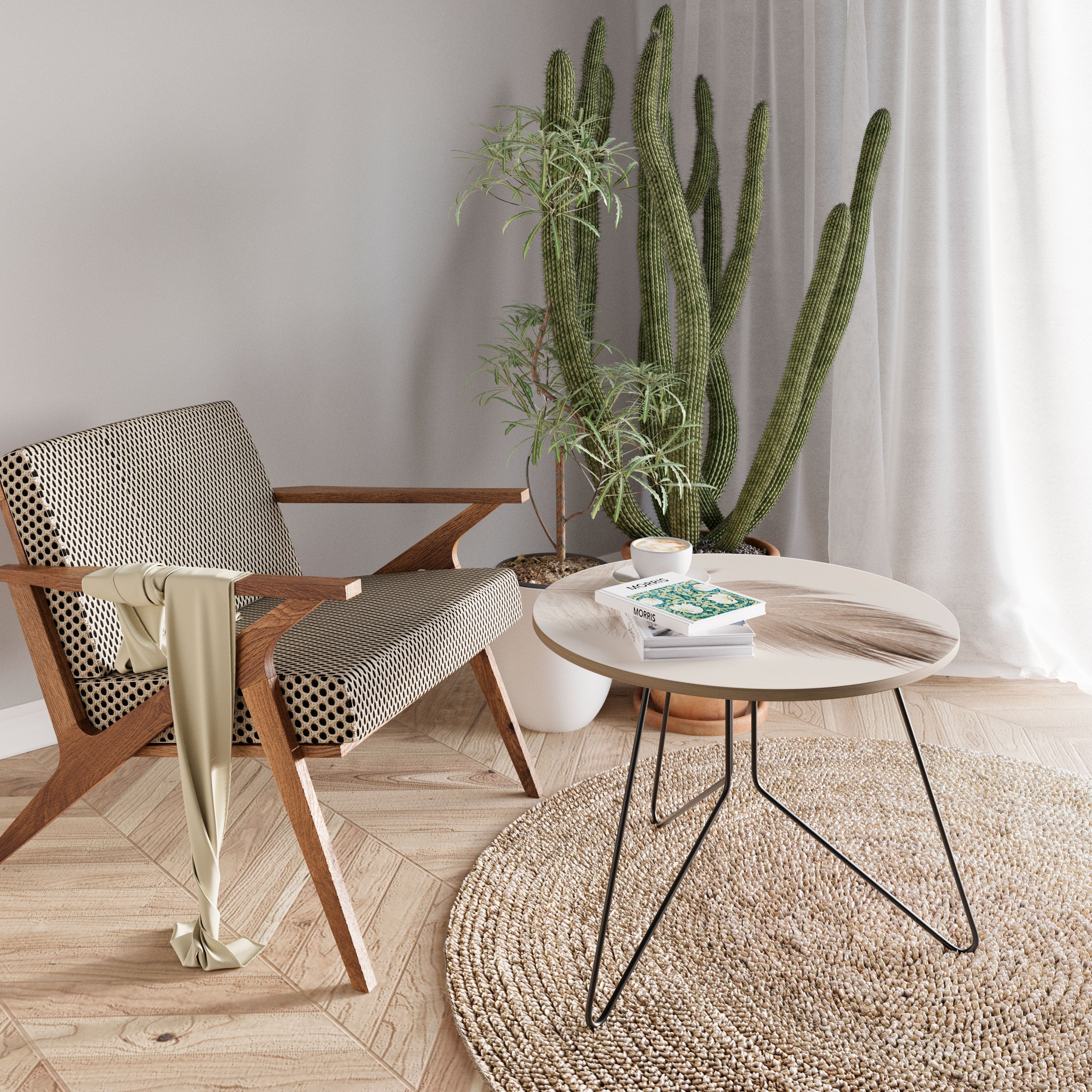 GRACEFULNESS PRECISION Stolik kawowy duży