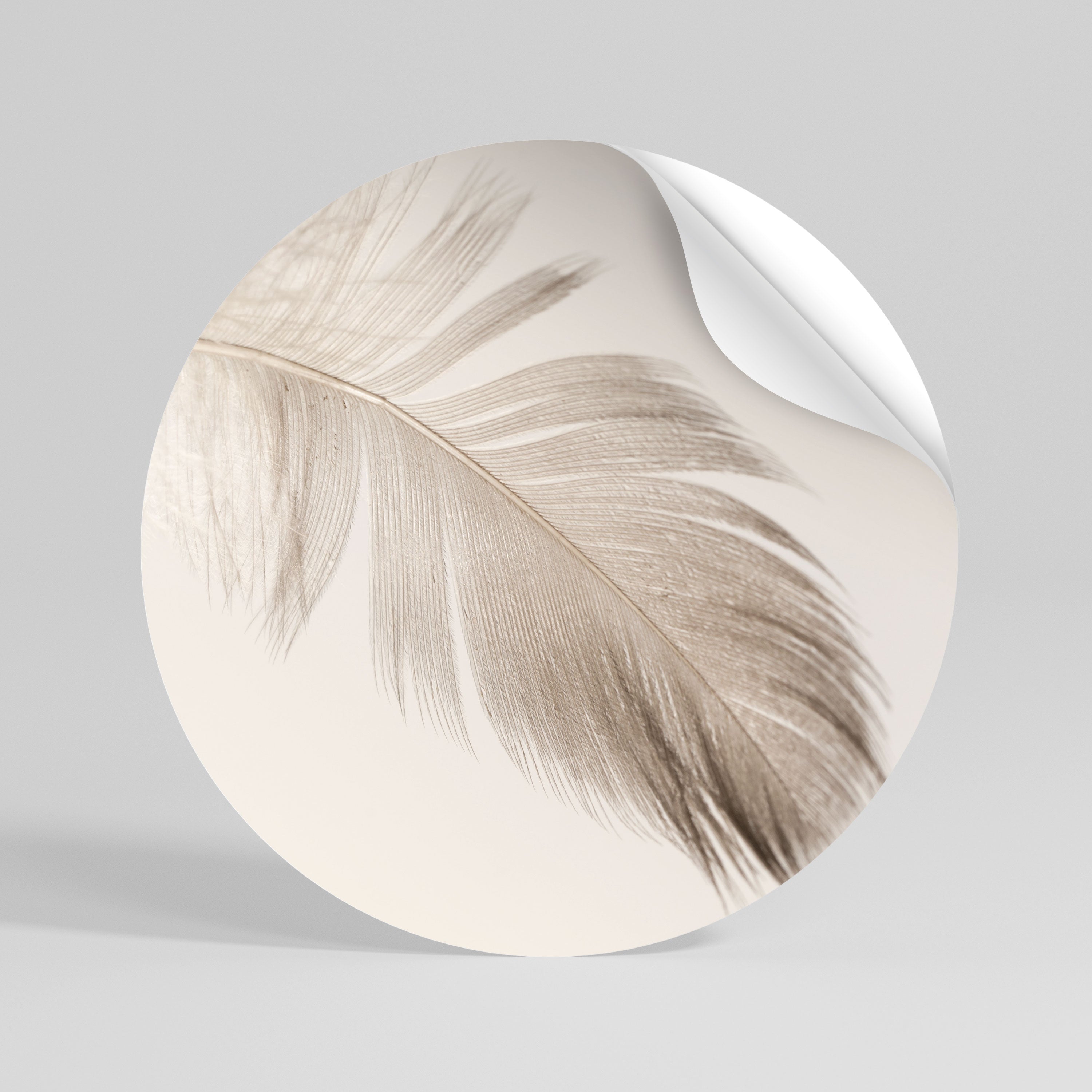 GRACEFULNESS PRECISION Naklejka okrągła