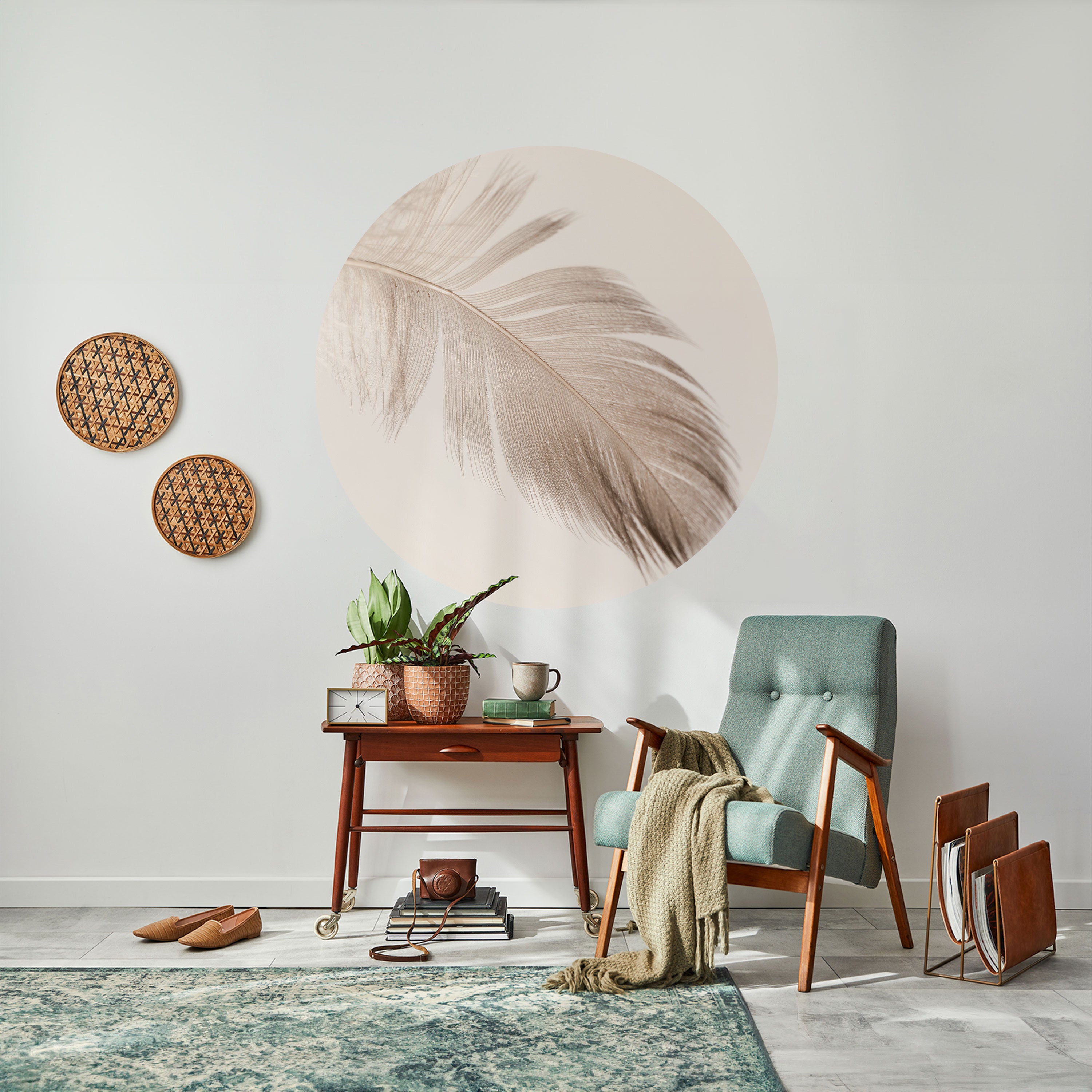 GRACEFULNESS PRECISION Naklejka okrągła