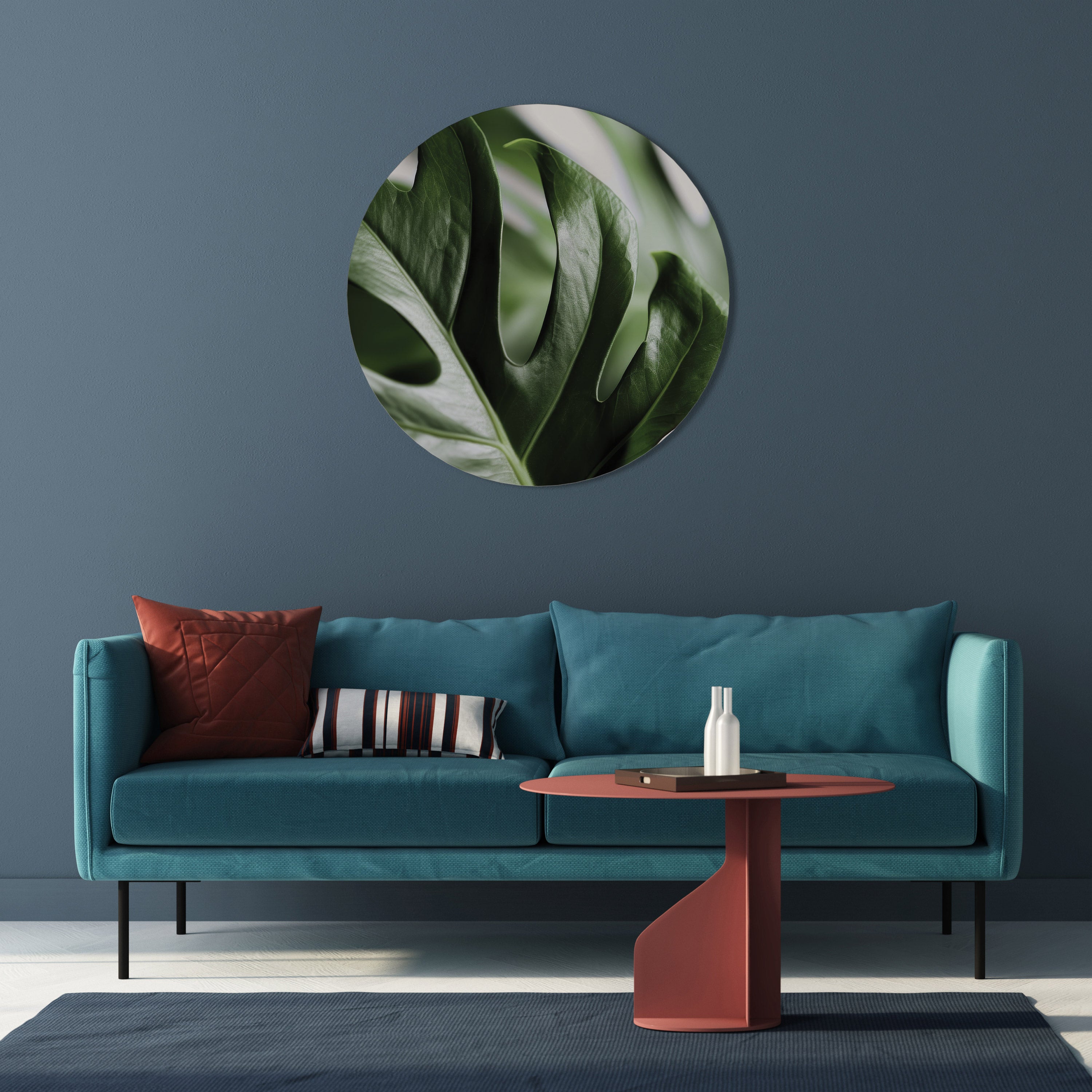 SHARP MONSTERA Obraz okrągły