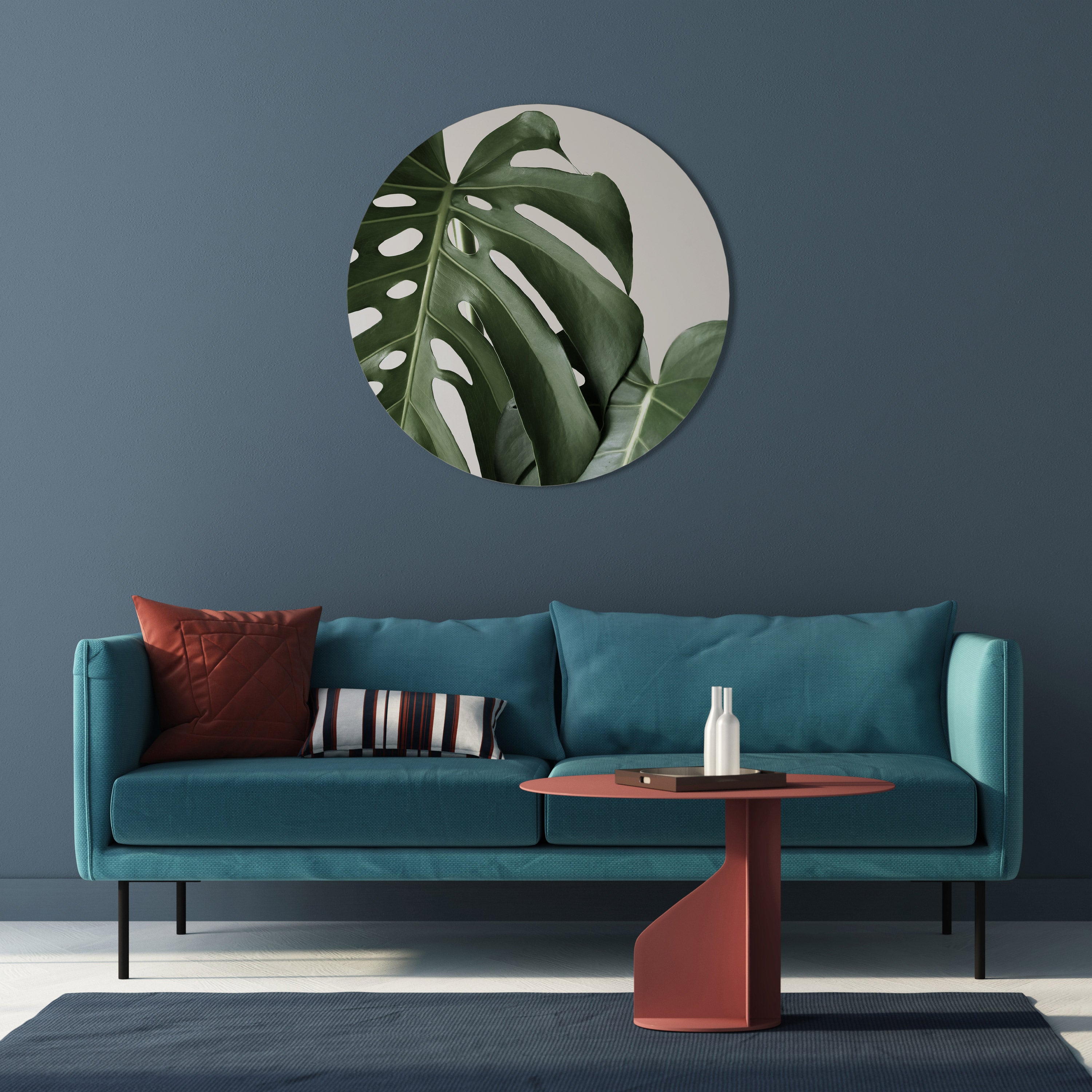 MONSTERA ACCURACY Obraz okrągły