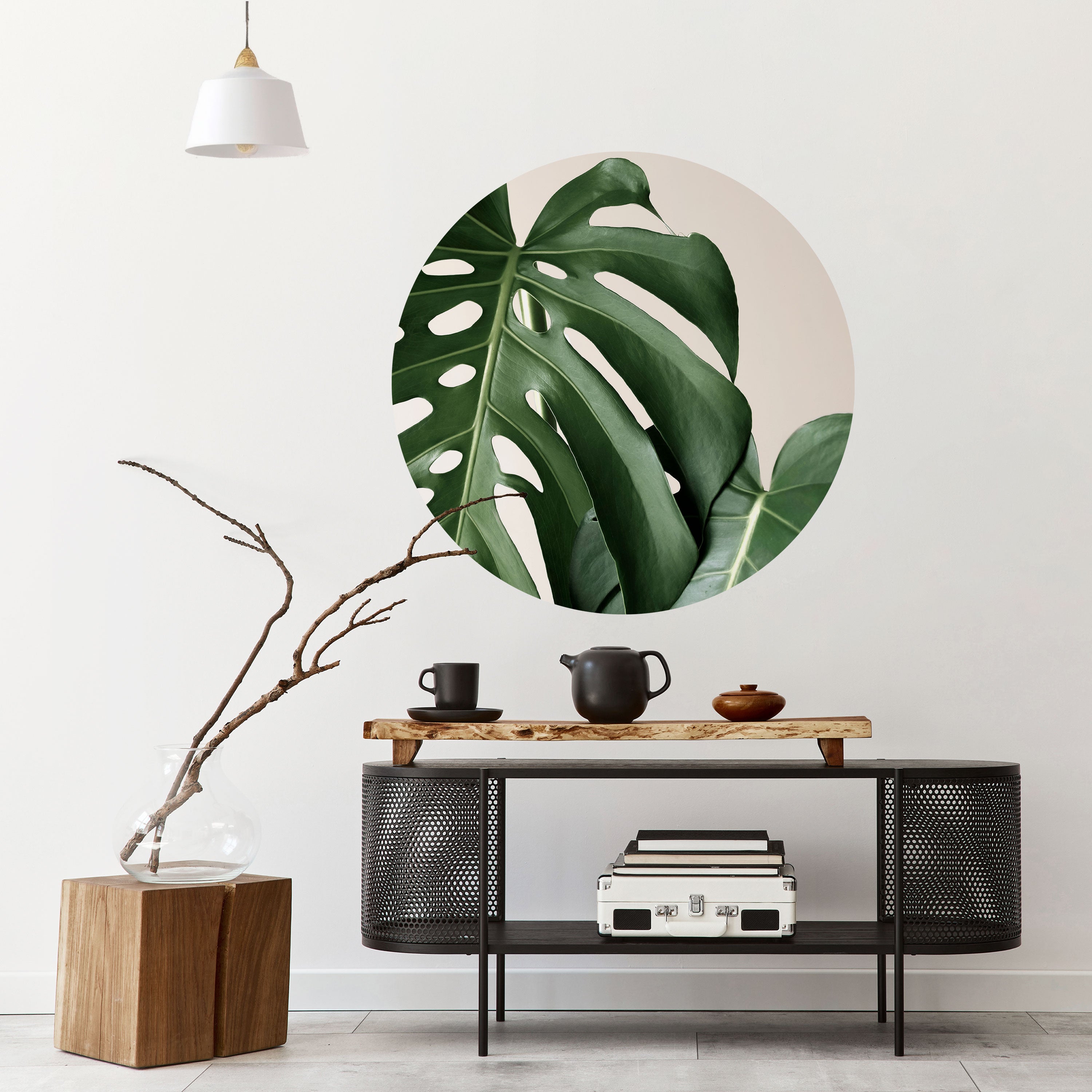 MONSTERA ACCURACY Naklejka okrągła