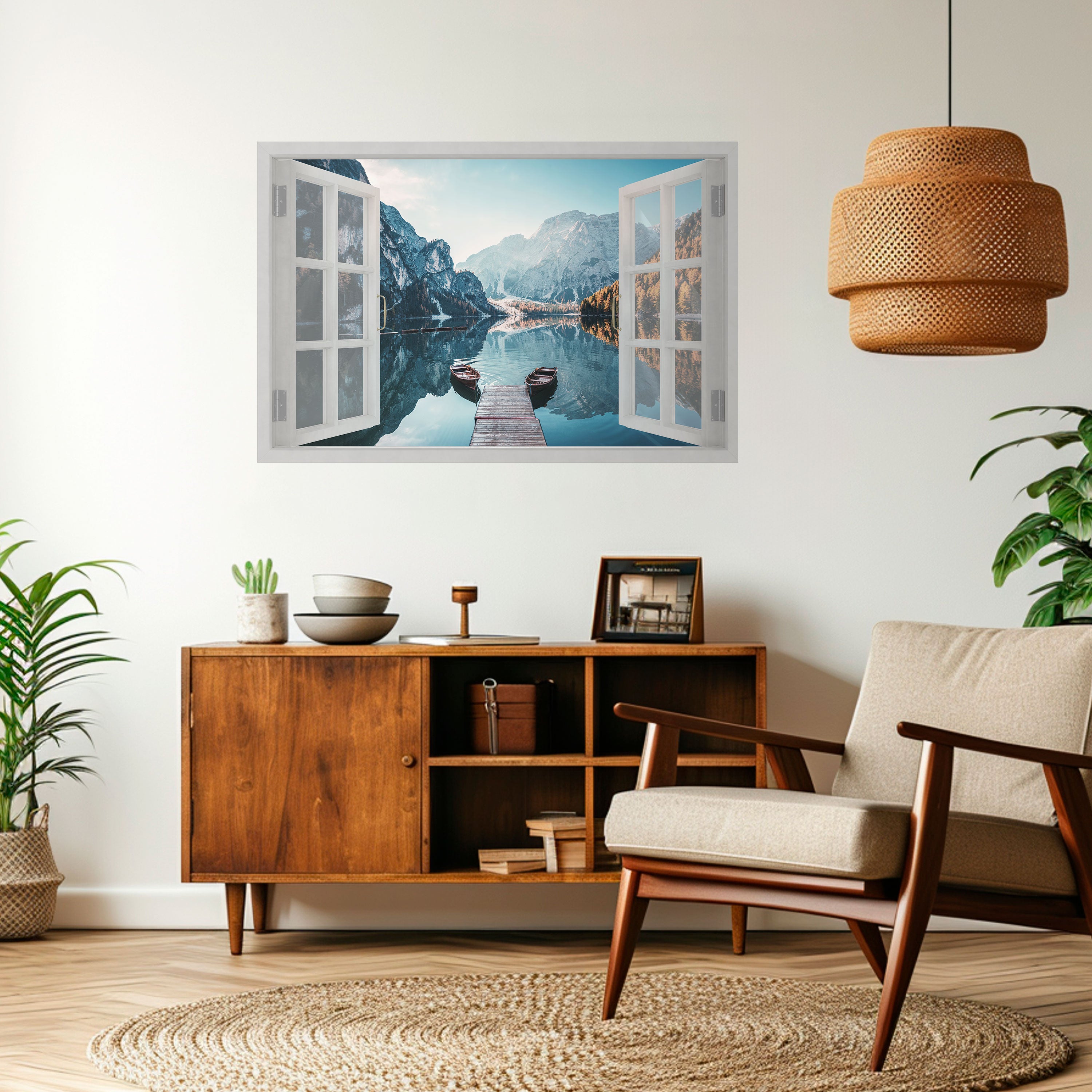 PEEK INTO PARADISE Naklejka/Plakat poziomy
