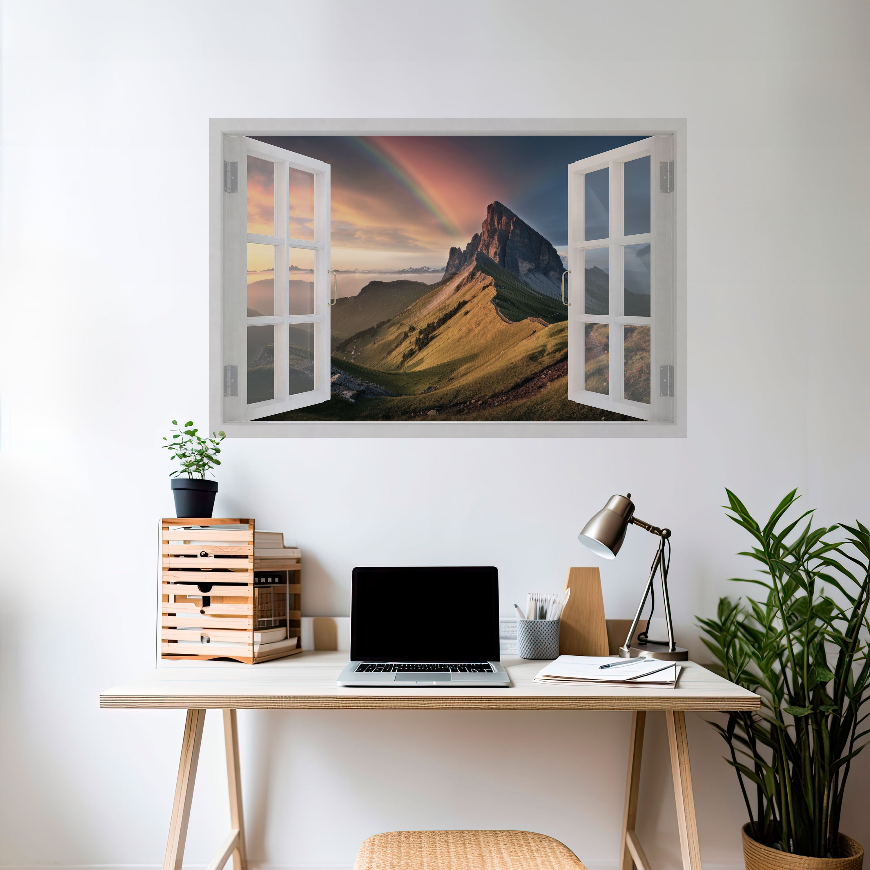 RAINBOW ESCAPE Naklejka/Plakat poziomy