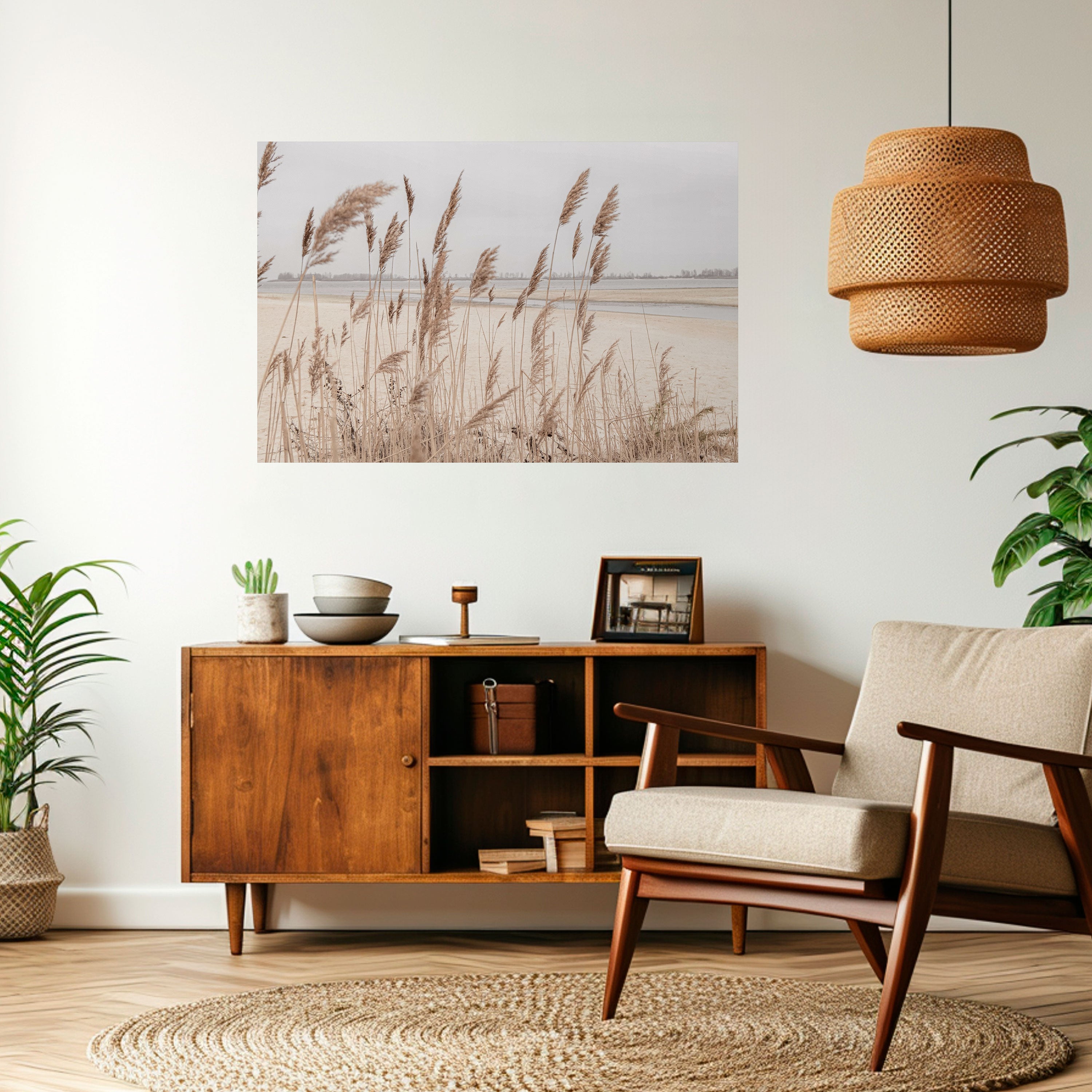 BREEZY STRAW HARMONY Naklejka/Plakat poziomy