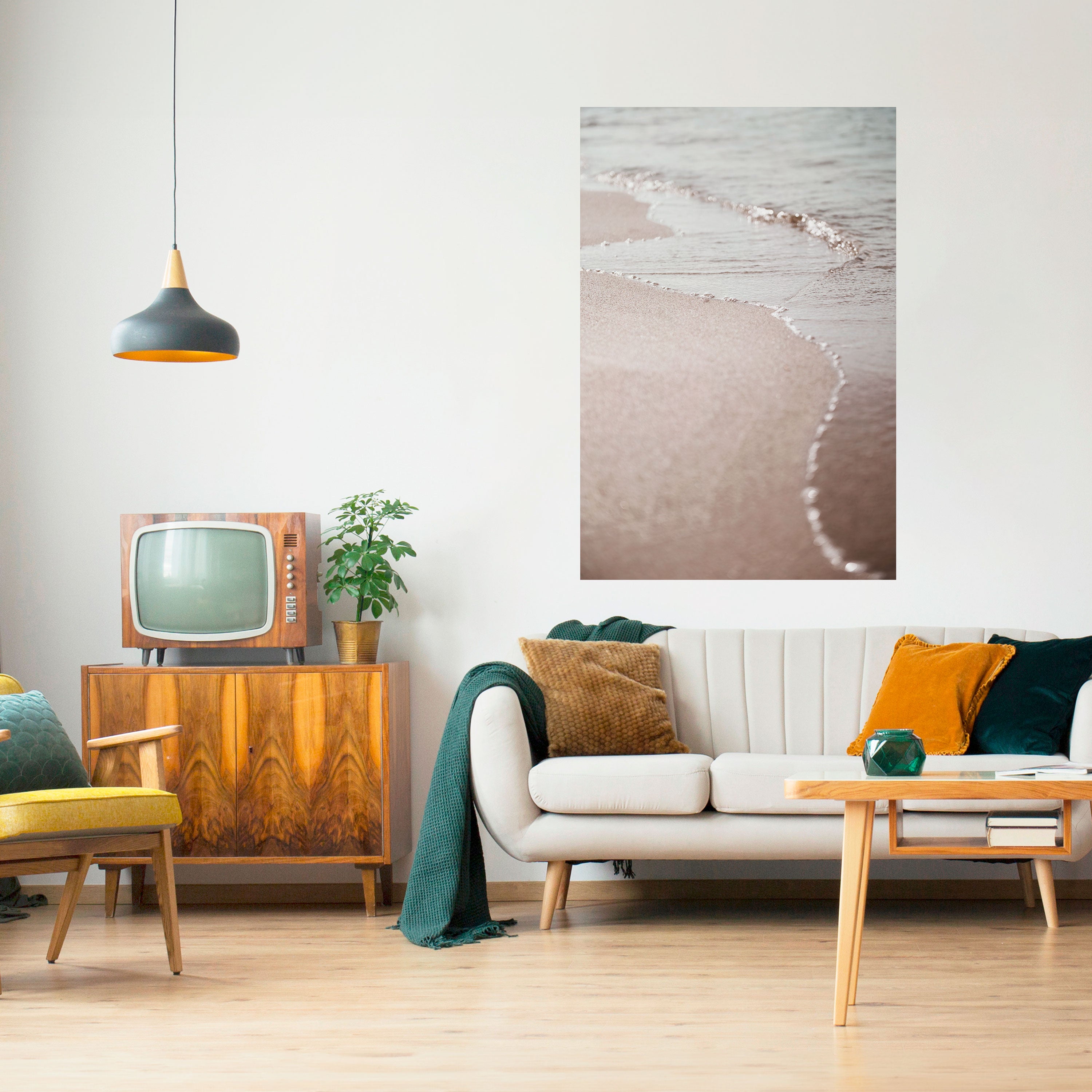 SILKEN SHORELINE DANCE Naklejka/Plakat pionowy