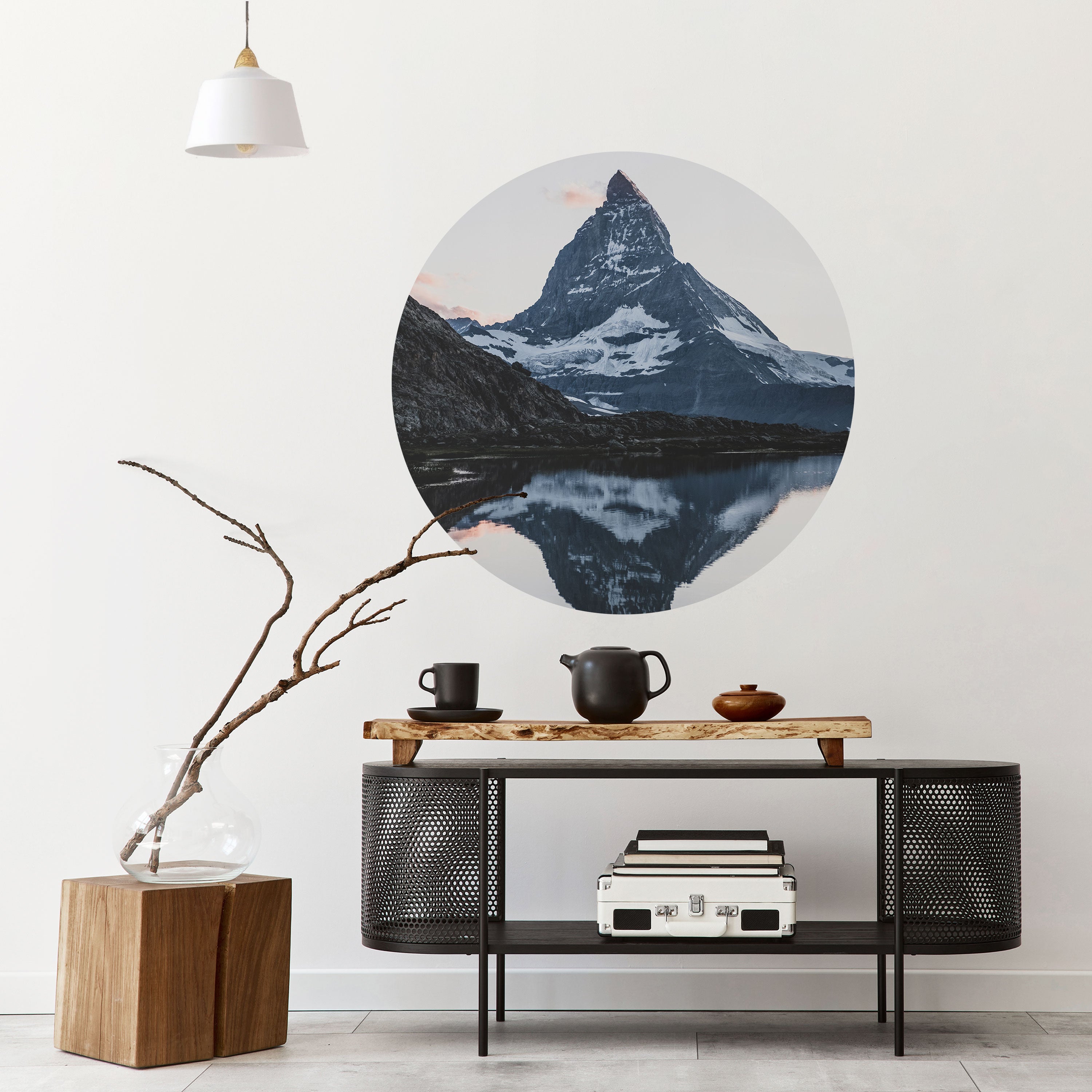 MEMORY OF MATTERHORN Naklejka okrągła