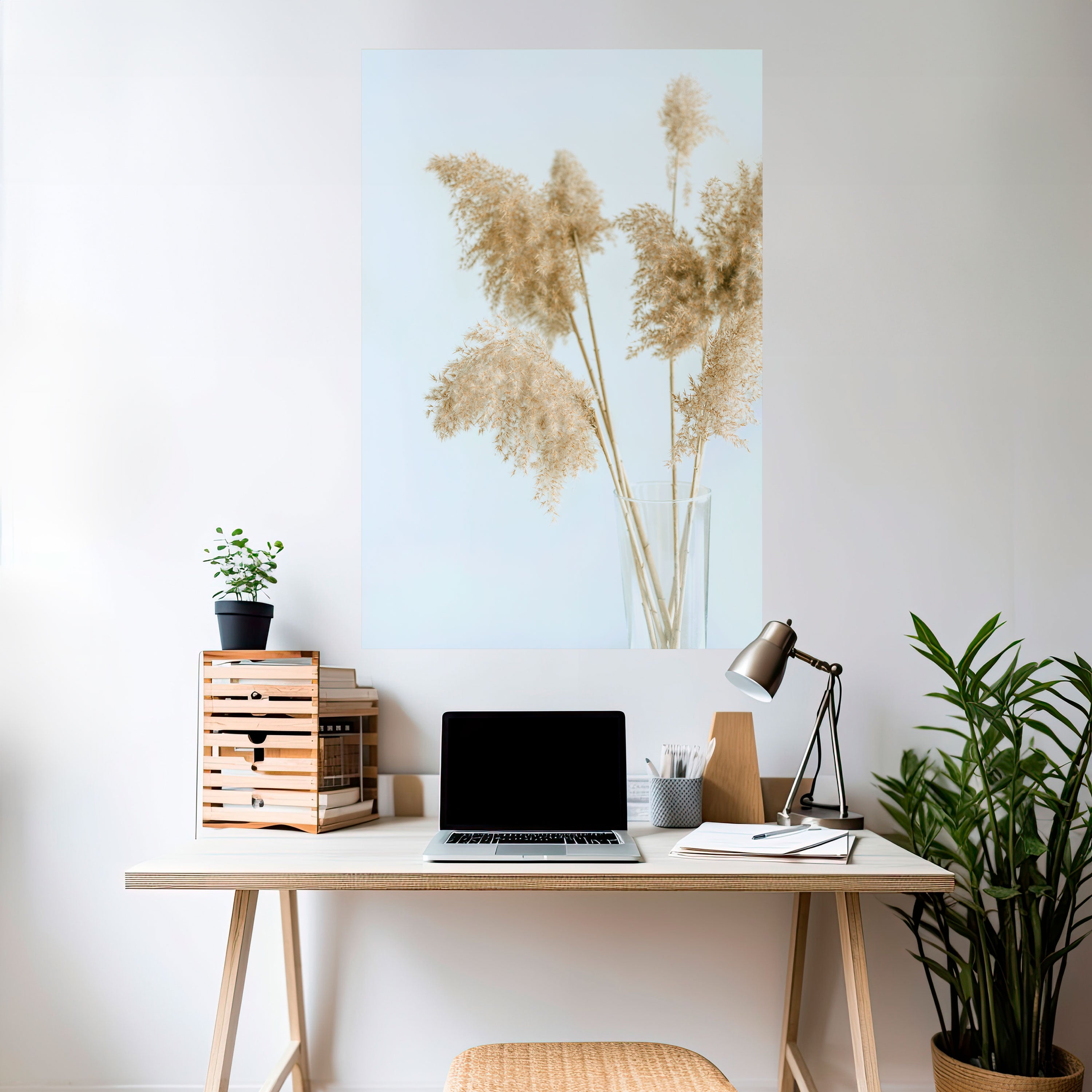 ELEGANT GRASSY SERENITY Naklejka/Plakat pionowy