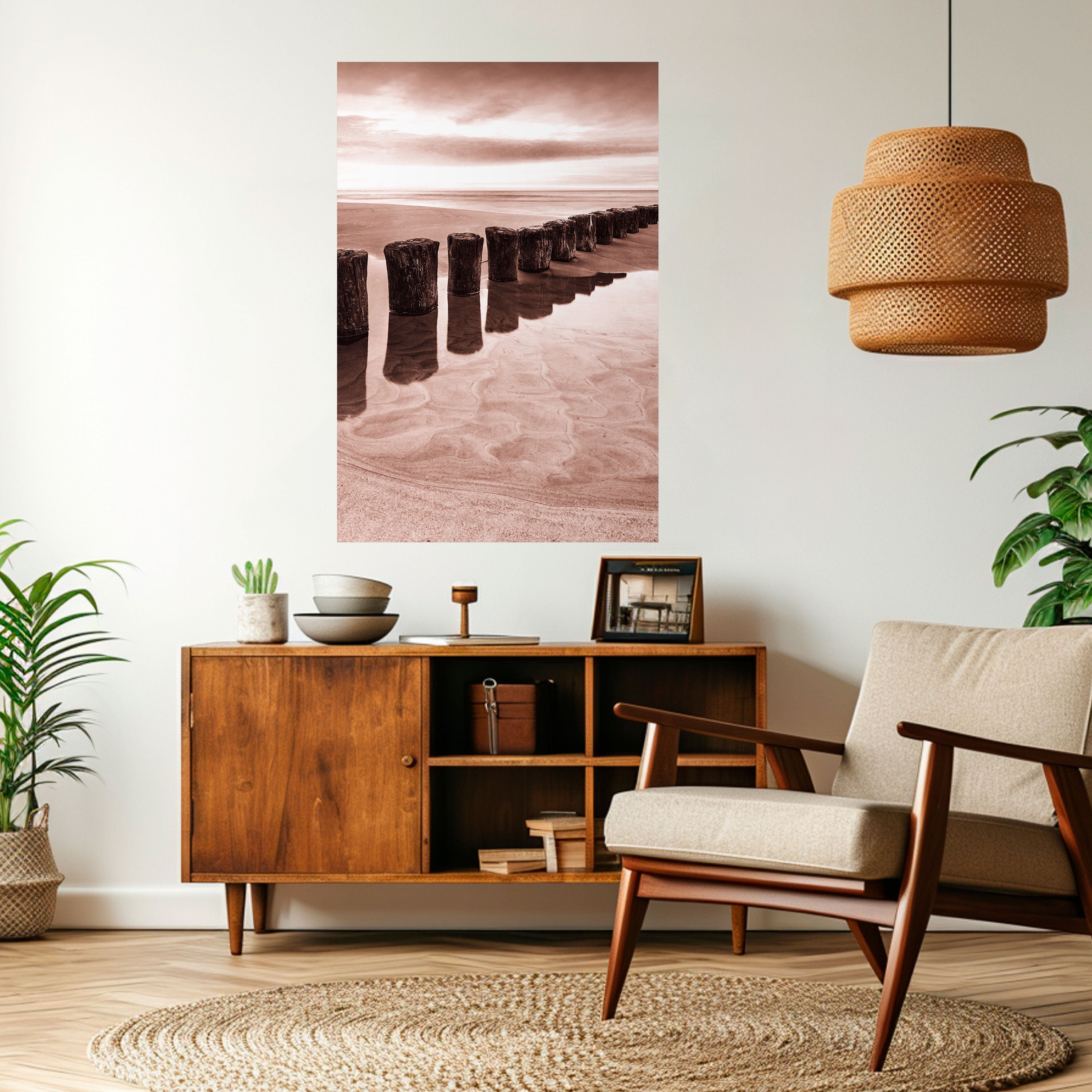SERENE SHORELINE SEQUENCE Naklejka/Plakat pionowy