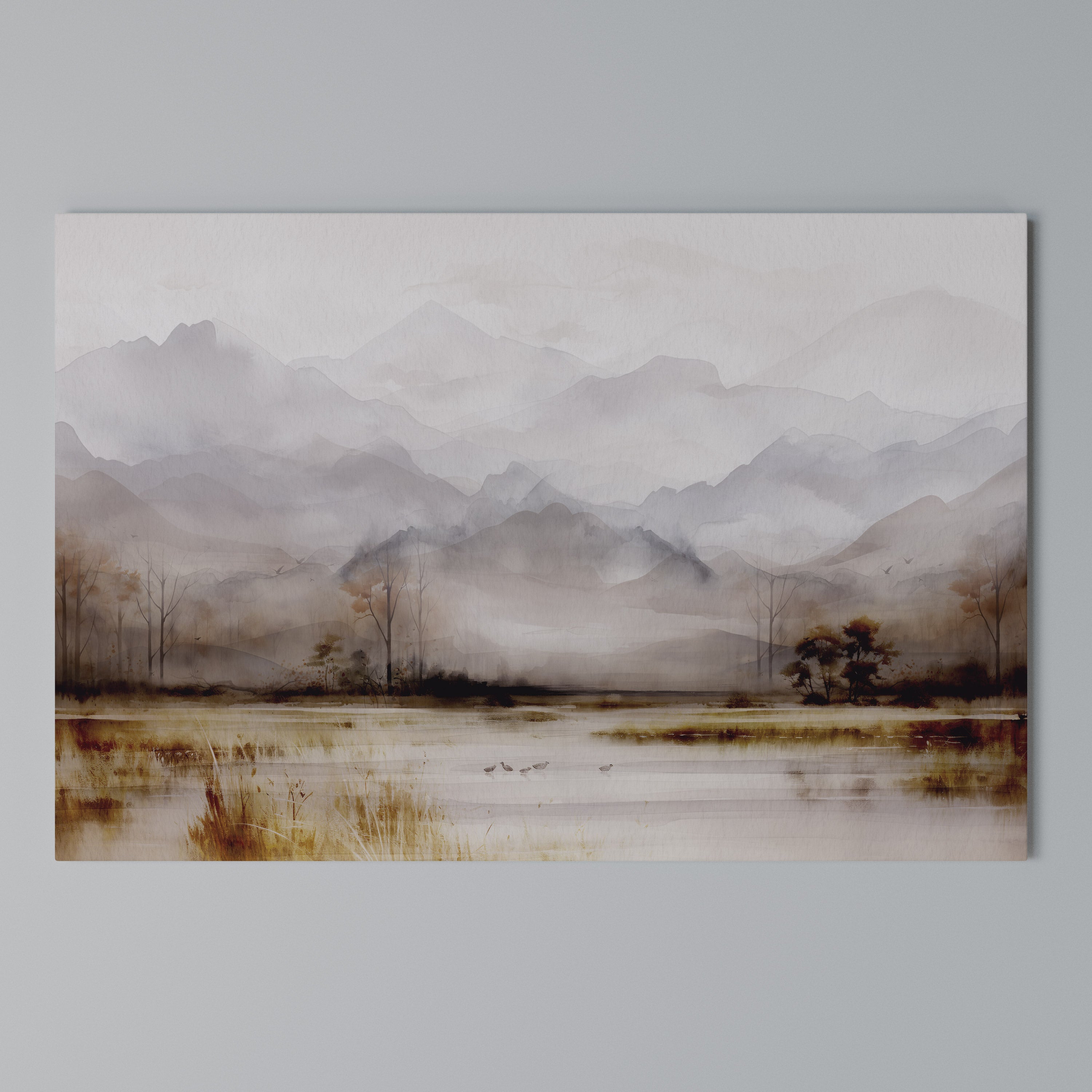 MISTY HORIZONS UNVEILED Poziomy obraz na płótnie
