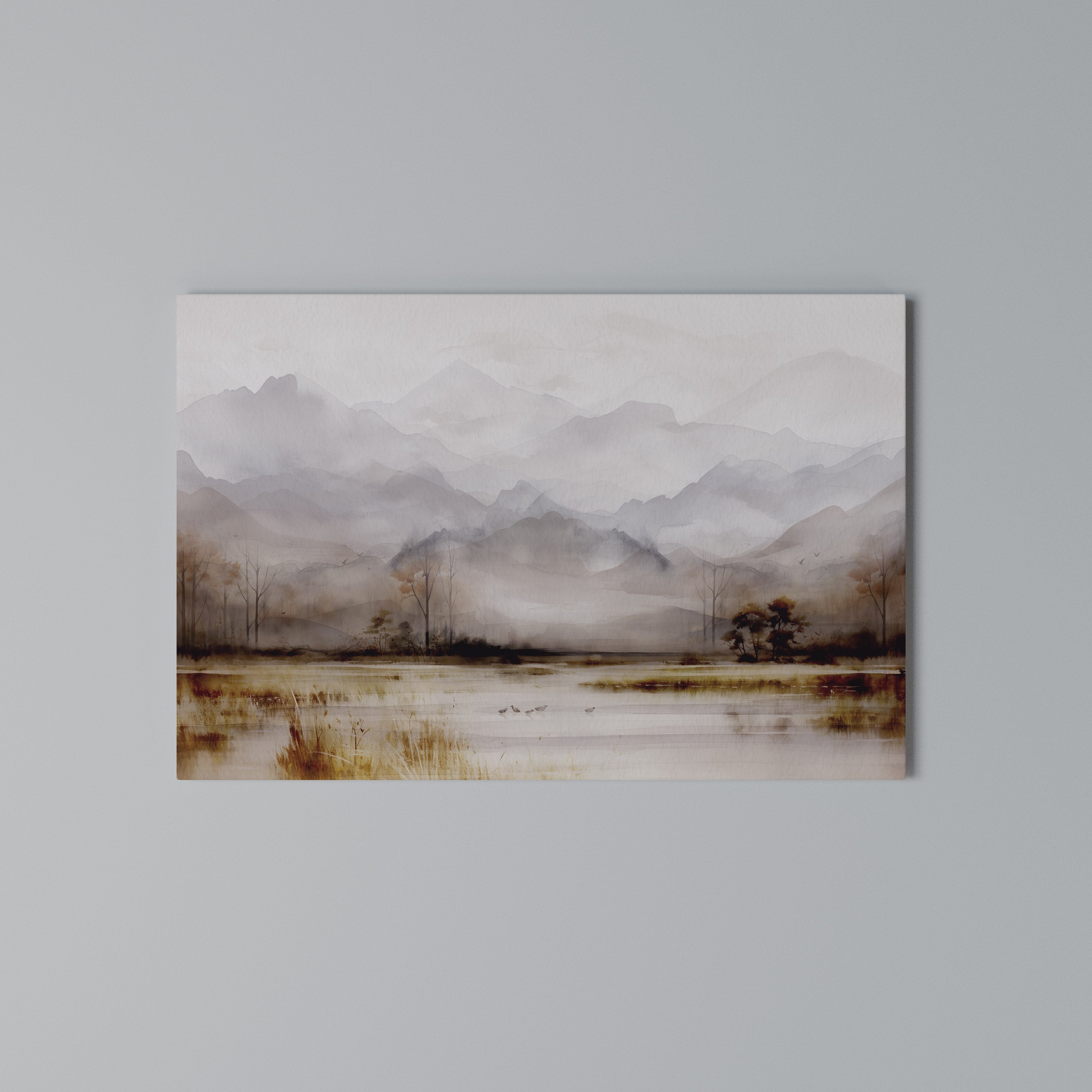 MISTY HORIZONS UNVEILED Poziomy obraz na płótnie