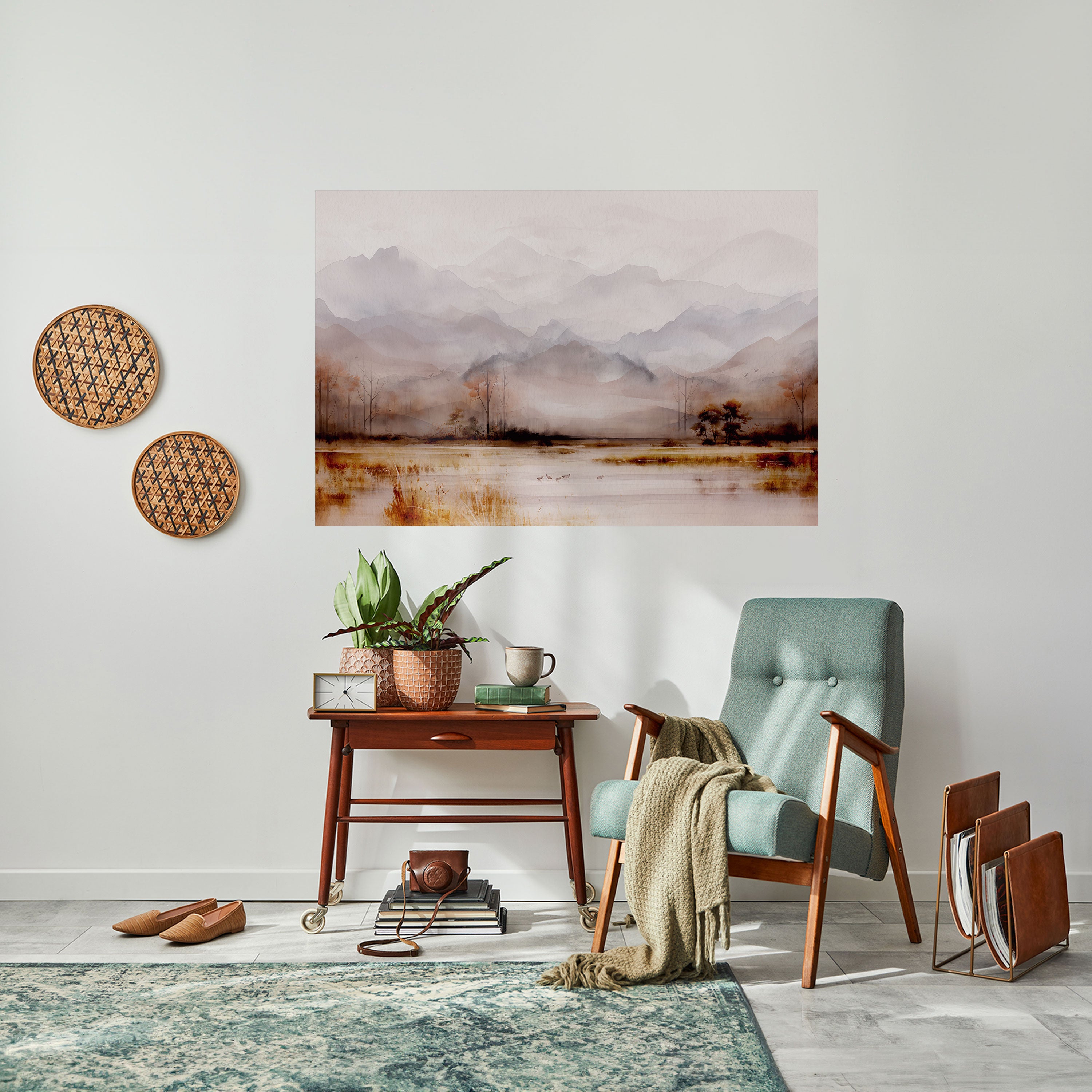 MISTY HORIZONS UNVEILED Naklejka/Plakat poziomy