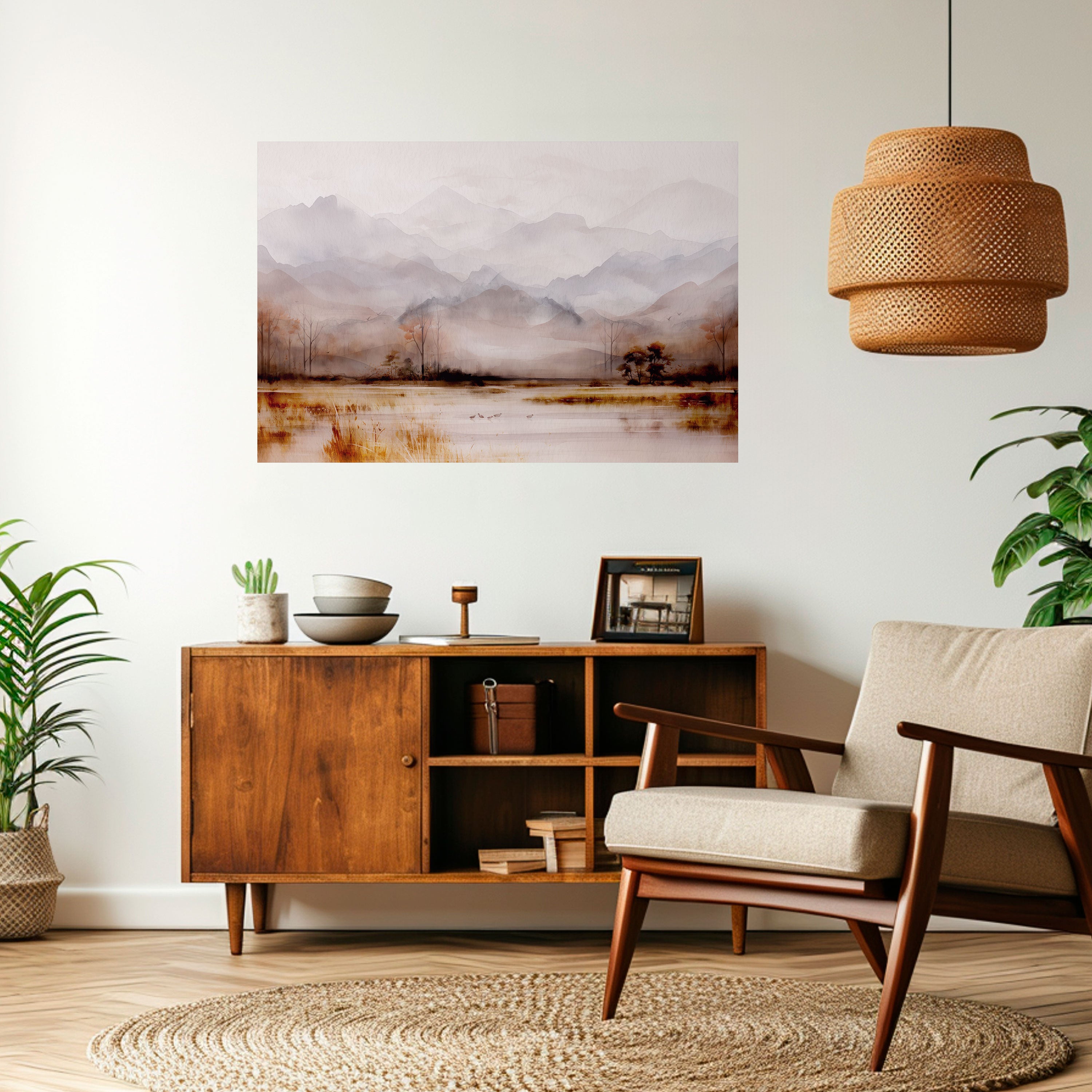 MISTY HORIZONS UNVEILED Naklejka/Plakat poziomy
