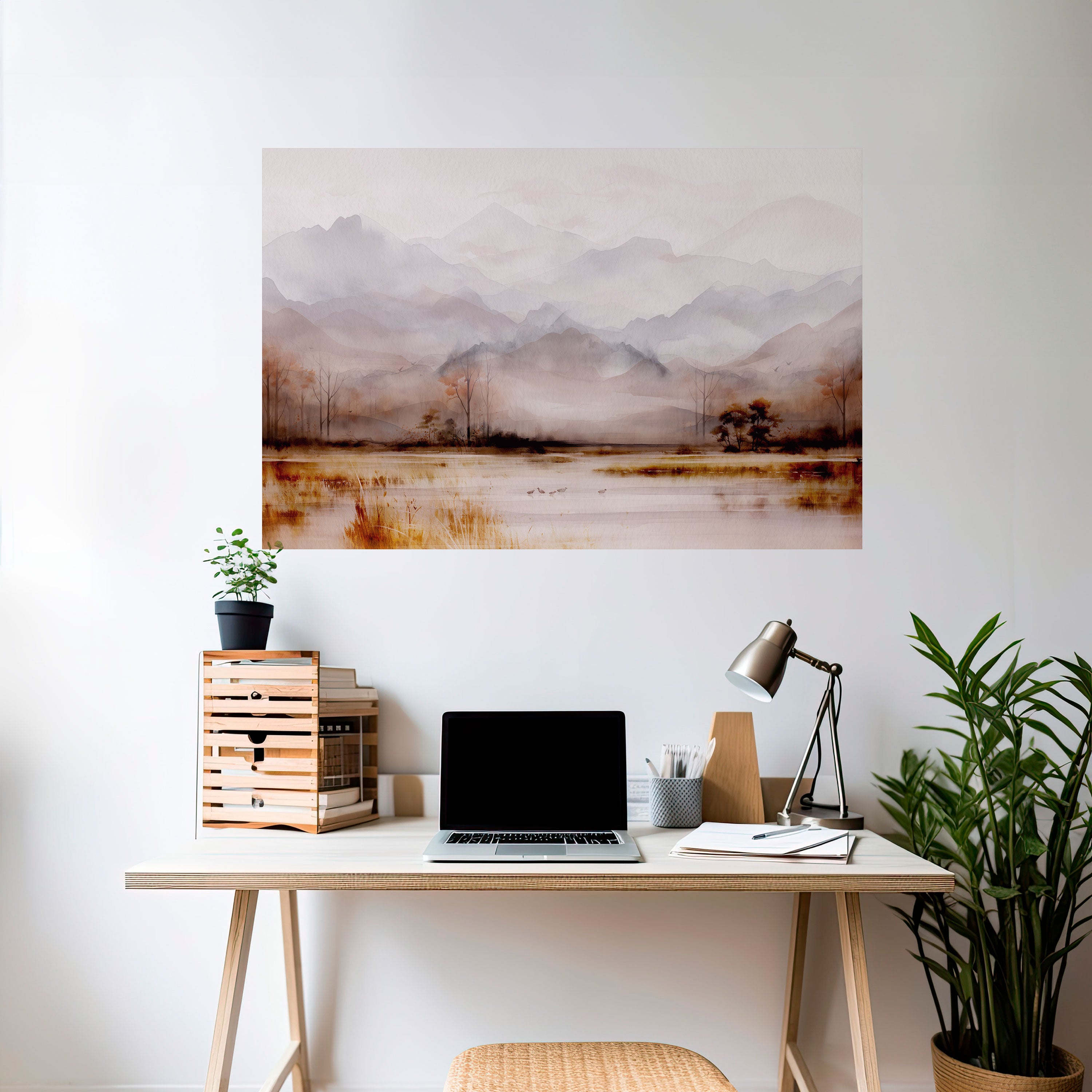 MISTY HORIZONS UNVEILED Naklejka/Plakat poziomy