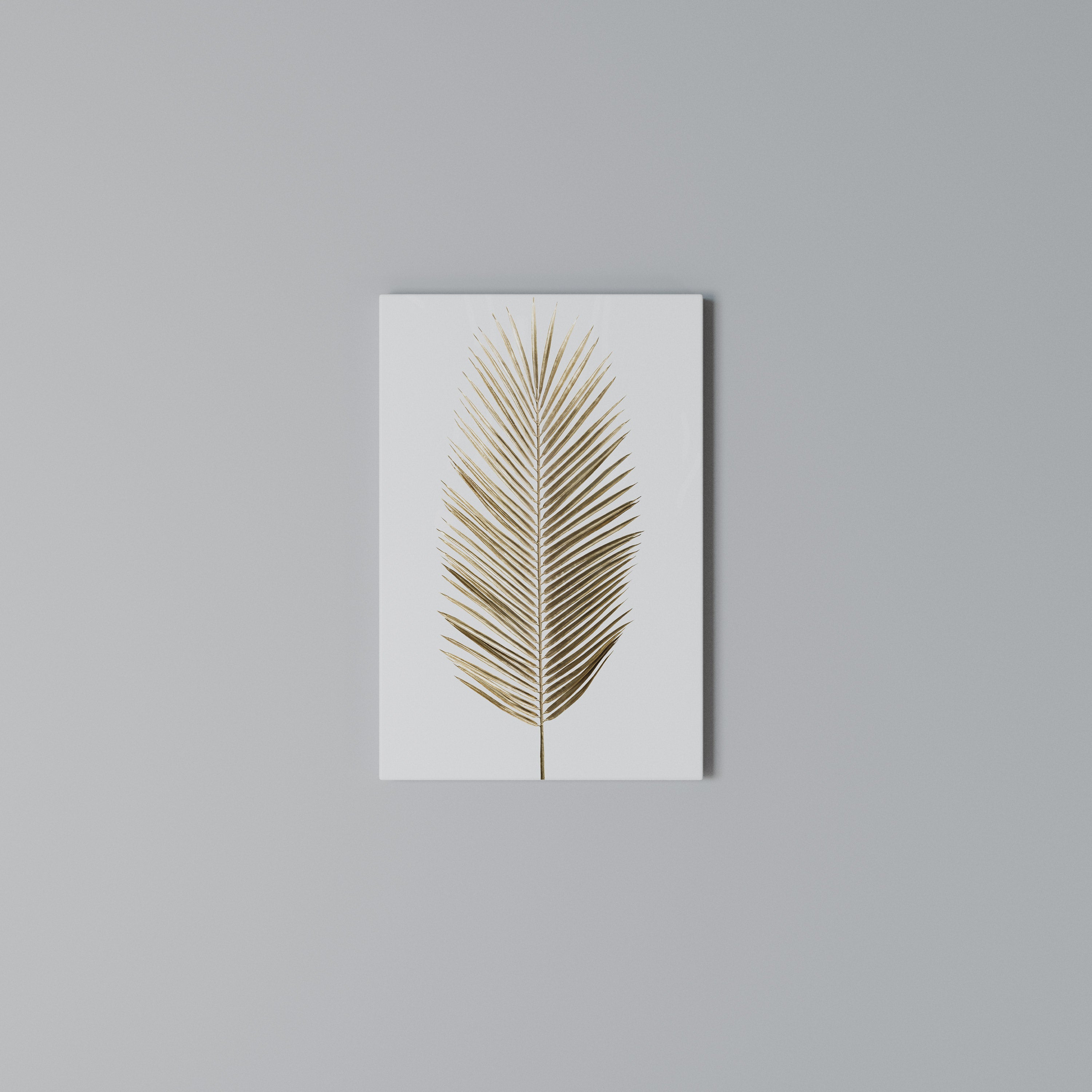GOLDEN PALM ELEGANCE Pionowy obraz na płótnie