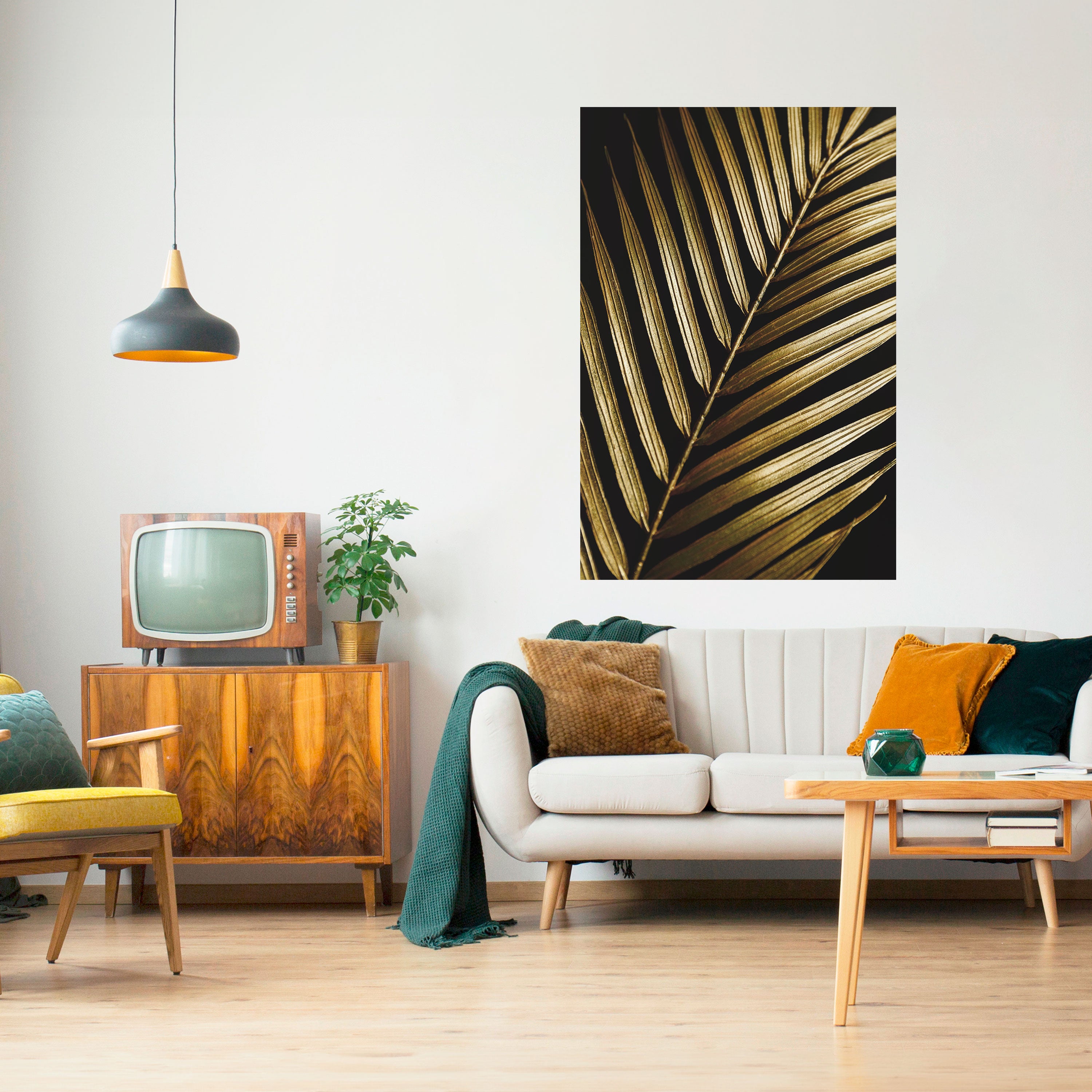TWILIGHT PALM LIGHT Naklejka/Plakat pionowy