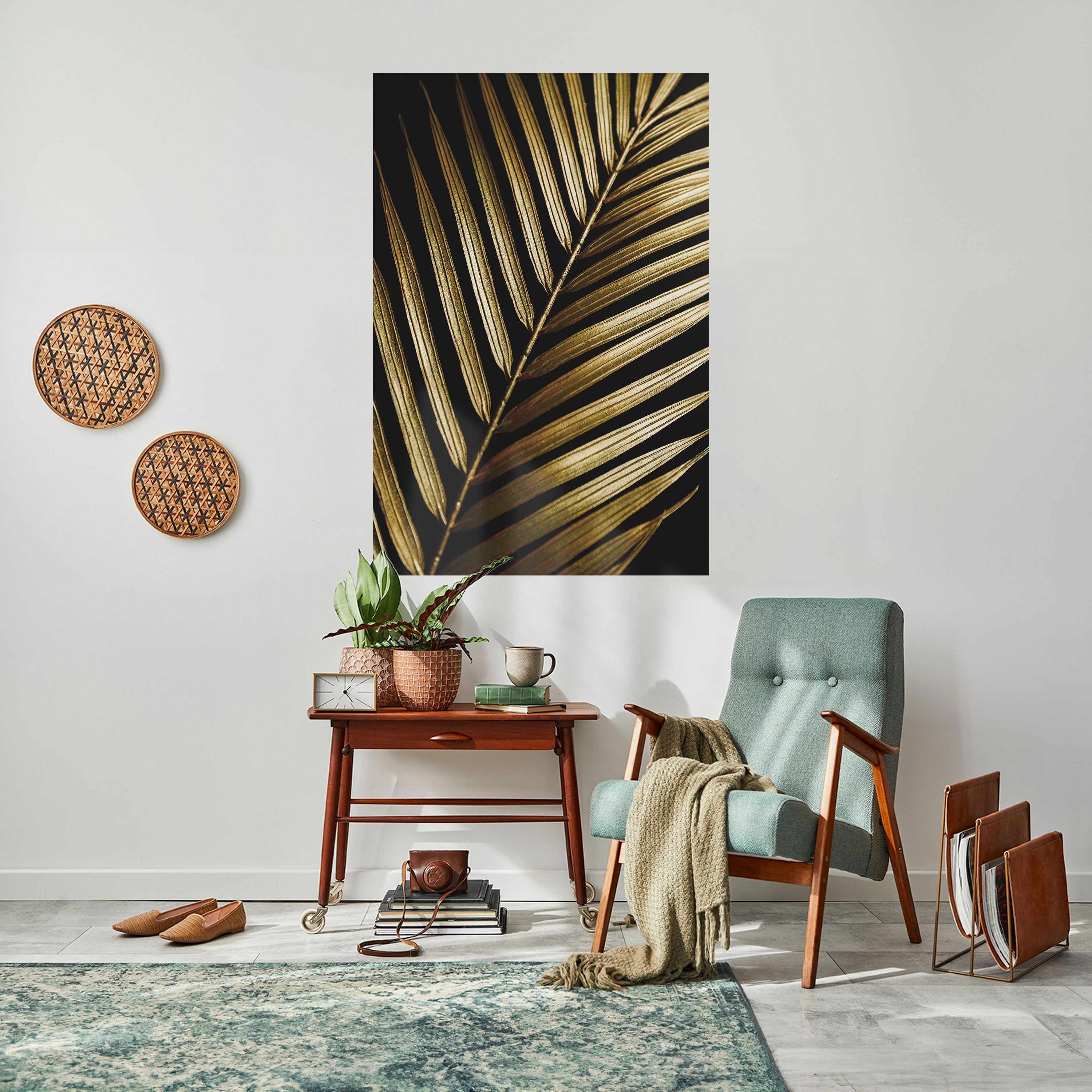 TWILIGHT PALM LIGHT Naklejka/Plakat pionowy