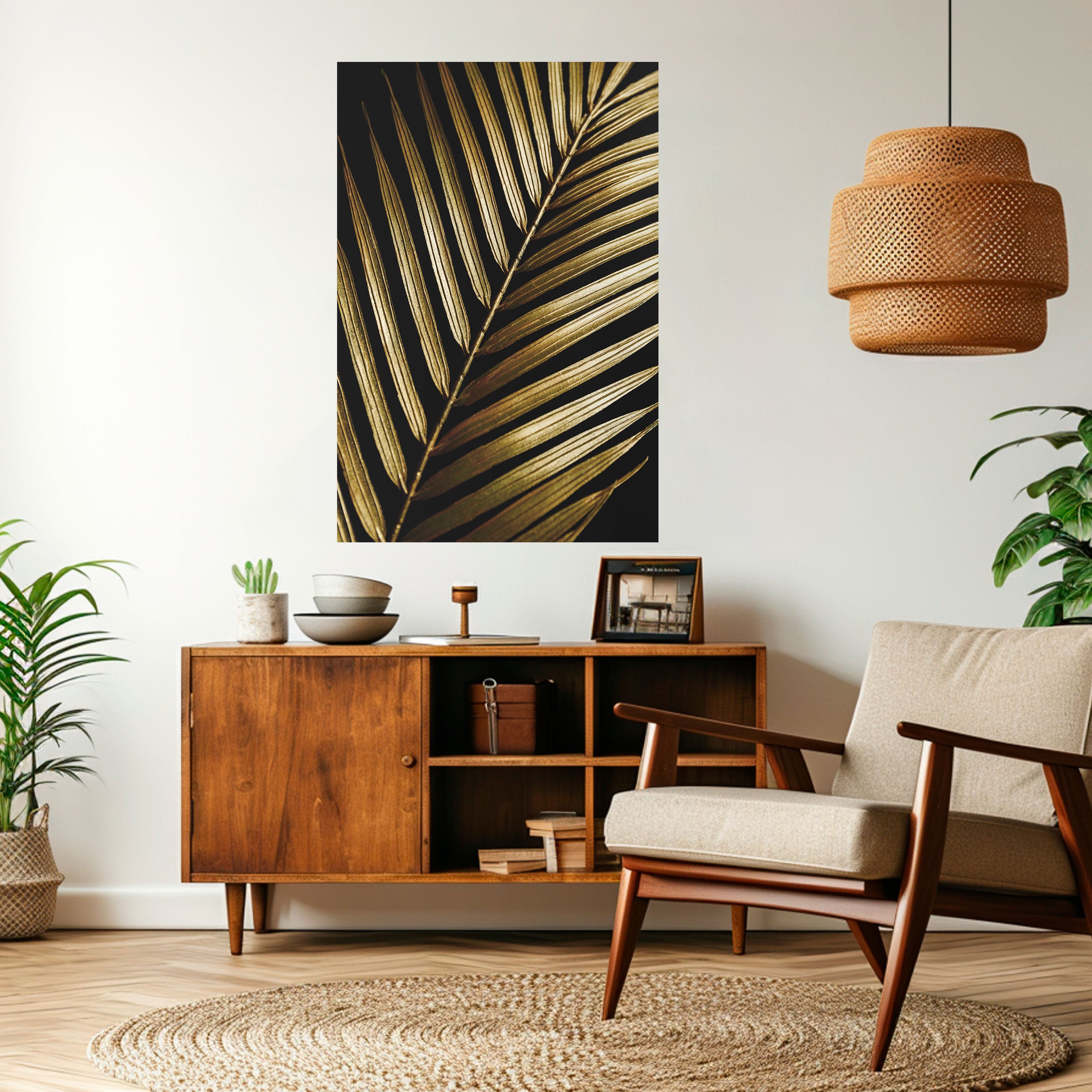 TWILIGHT PALM LIGHT Naklejka/Plakat pionowy