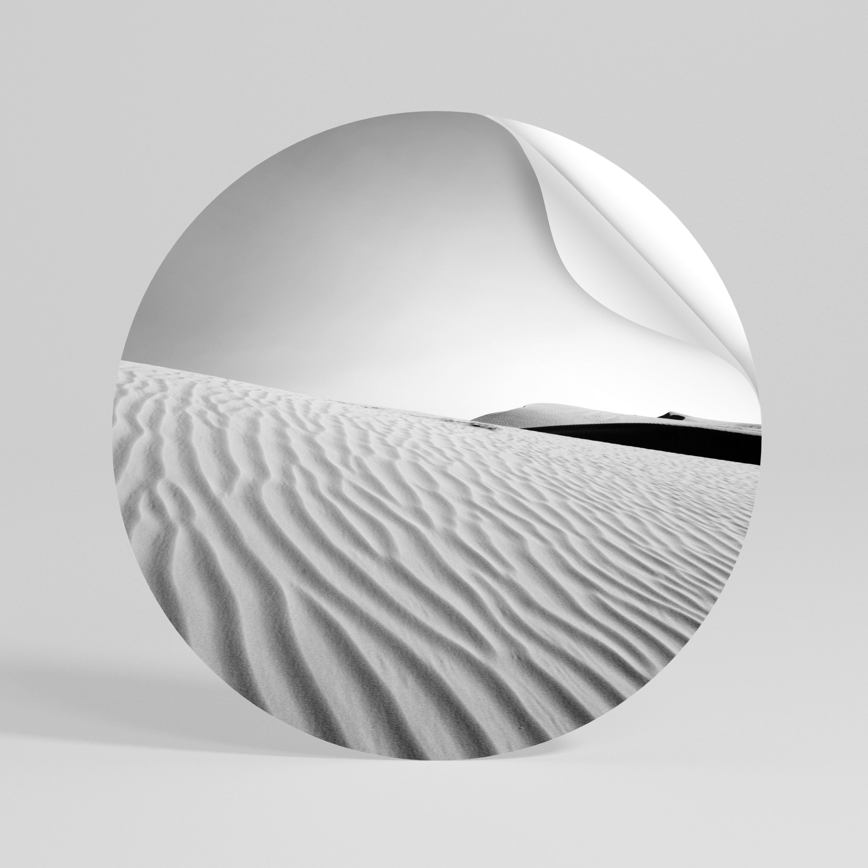 SAND INFINITY Naklejka - okrągła