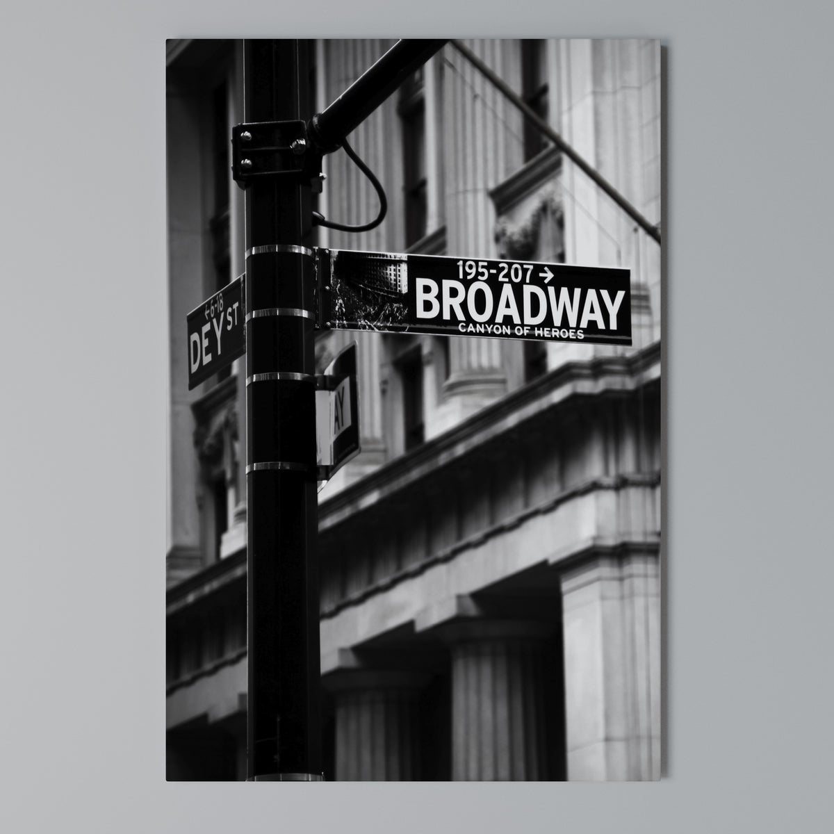 BROADWAY SIGN Pionowy obraz na płótnie