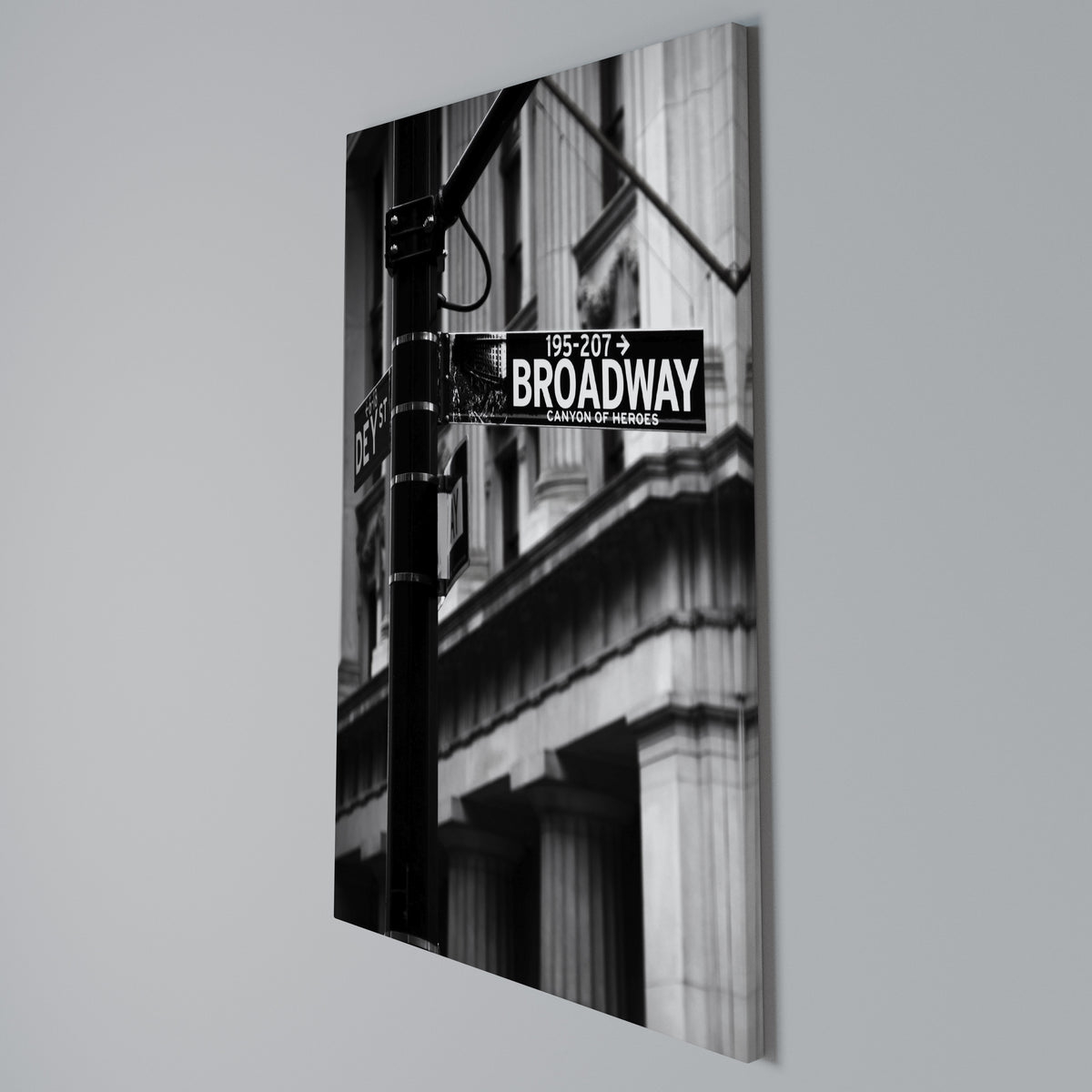 BROADWAY SIGN Pionowy obraz na płótnie
