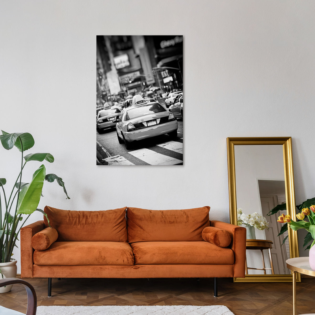 TIMELESS TAXI TALES Pionowy obraz na płótnie