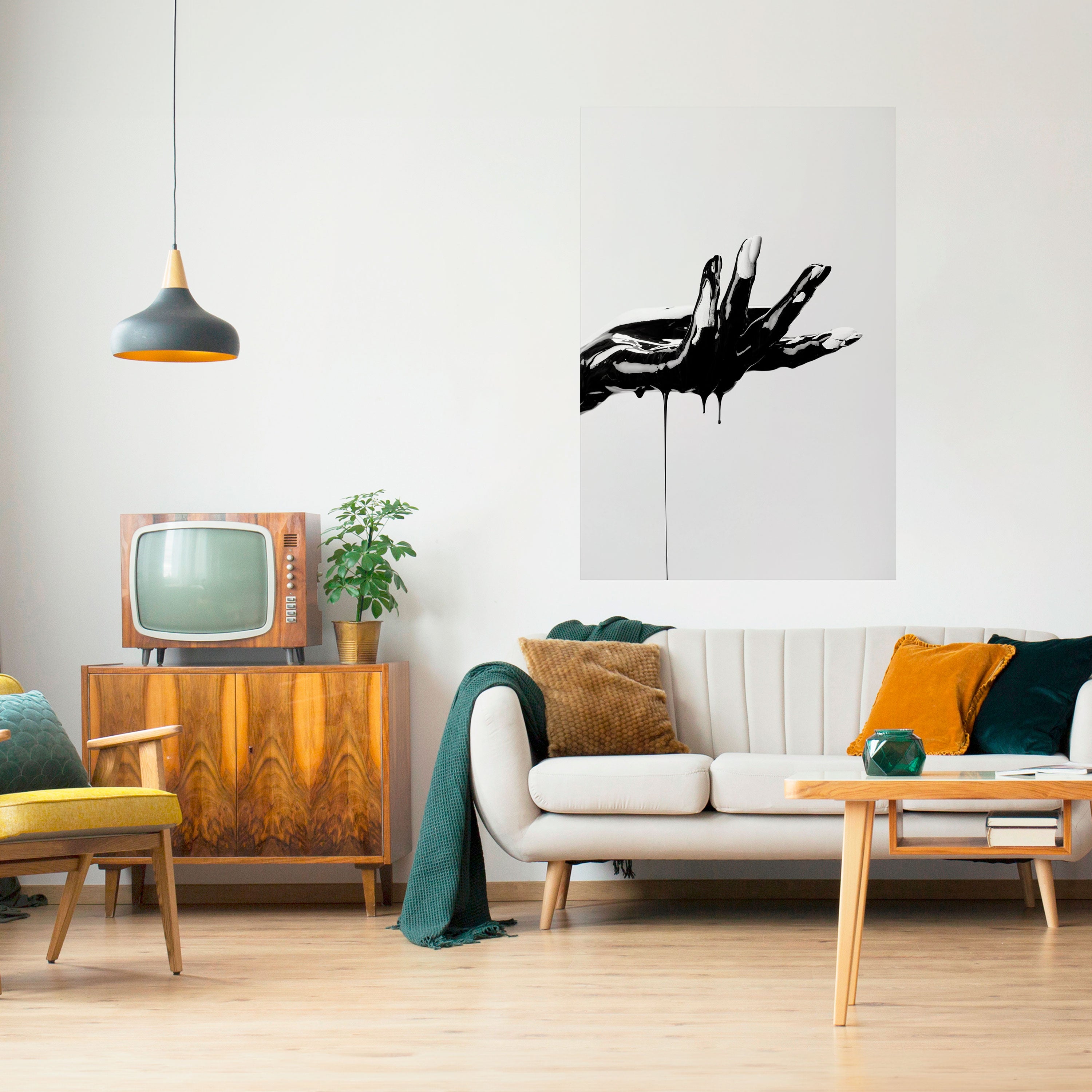 BLACK VISCOSITY Naklejka/Plakat pionowy