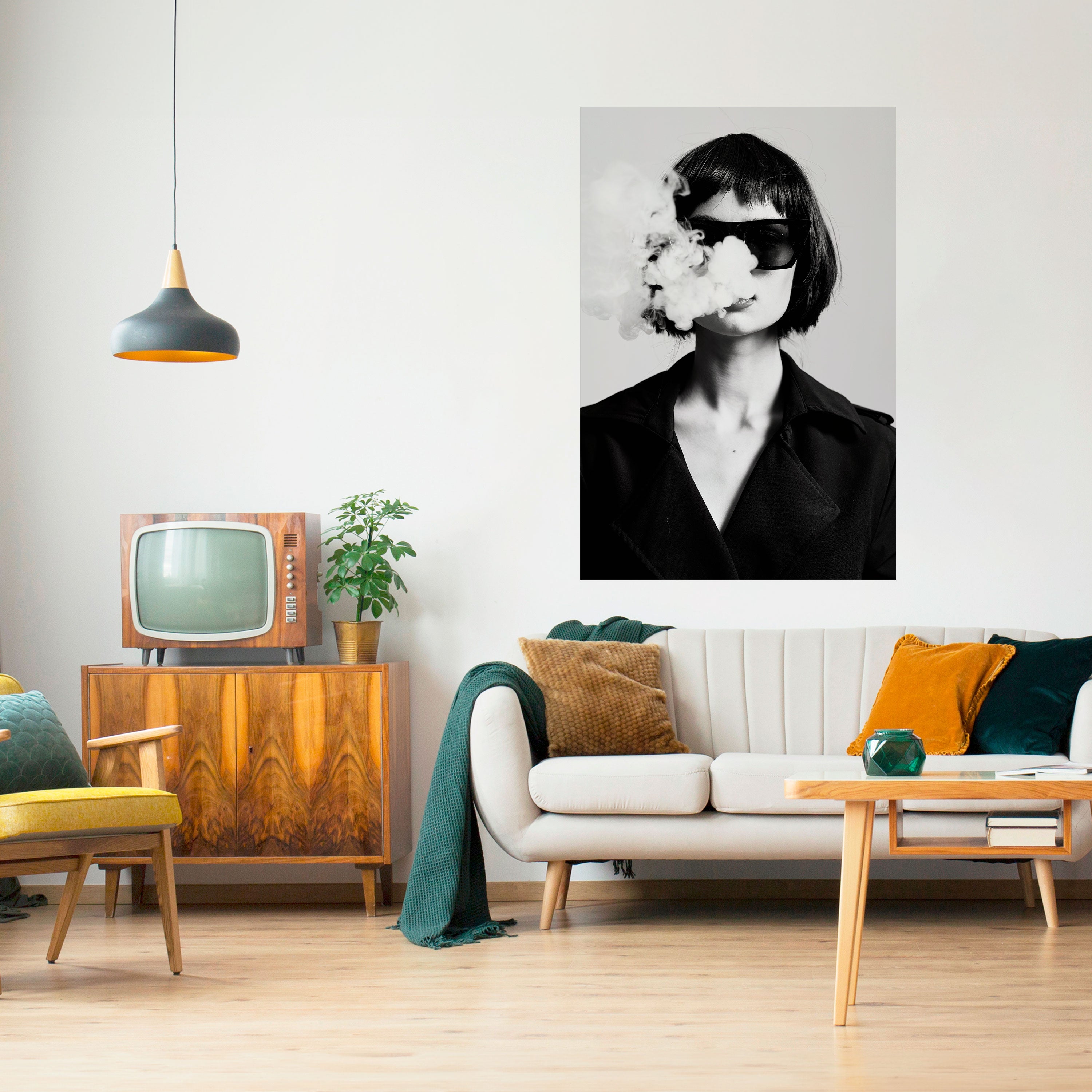 SMOKY BELLE Naklejka/Plakat pionowy