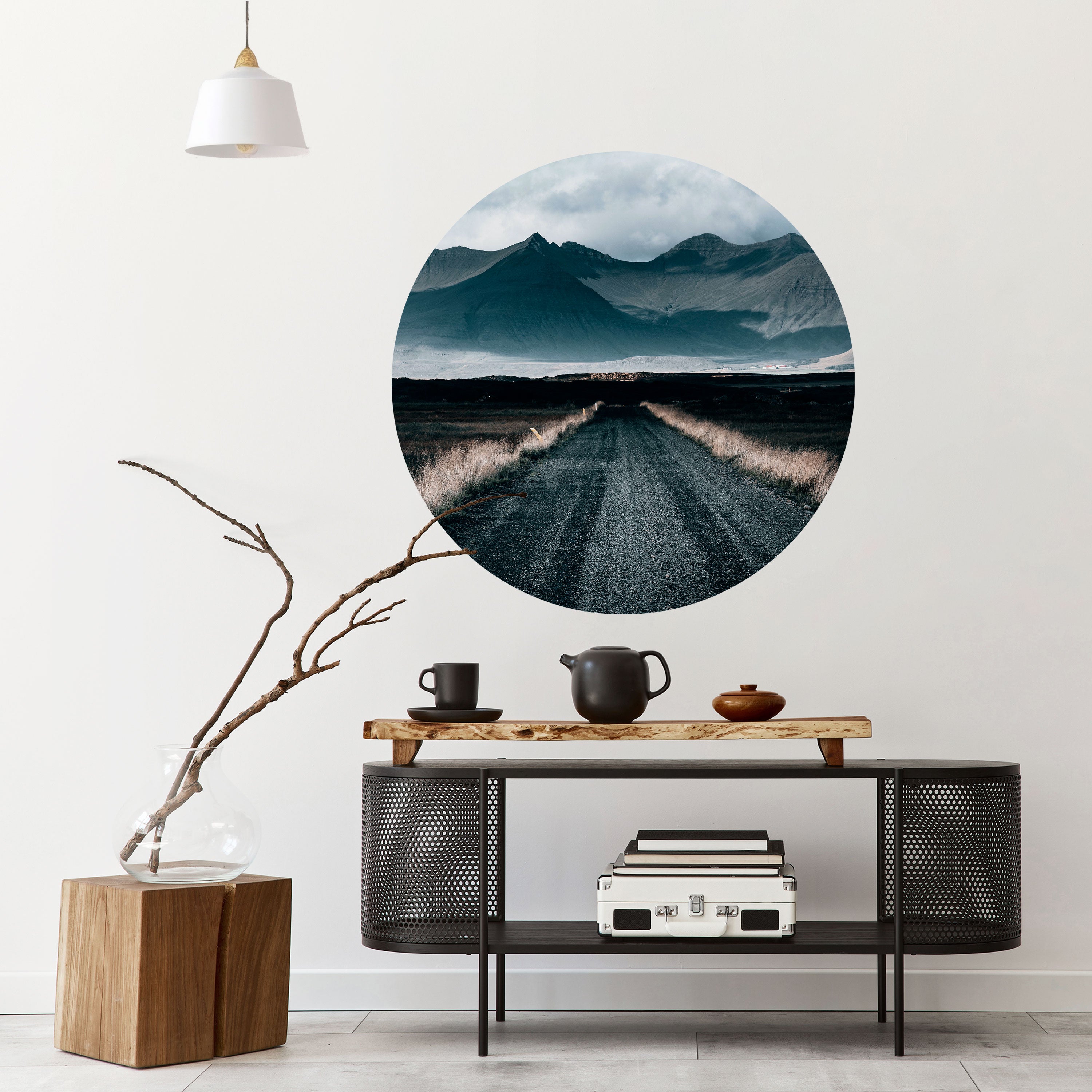 FOGBOUND HEIGHTS Naklejka okrągła