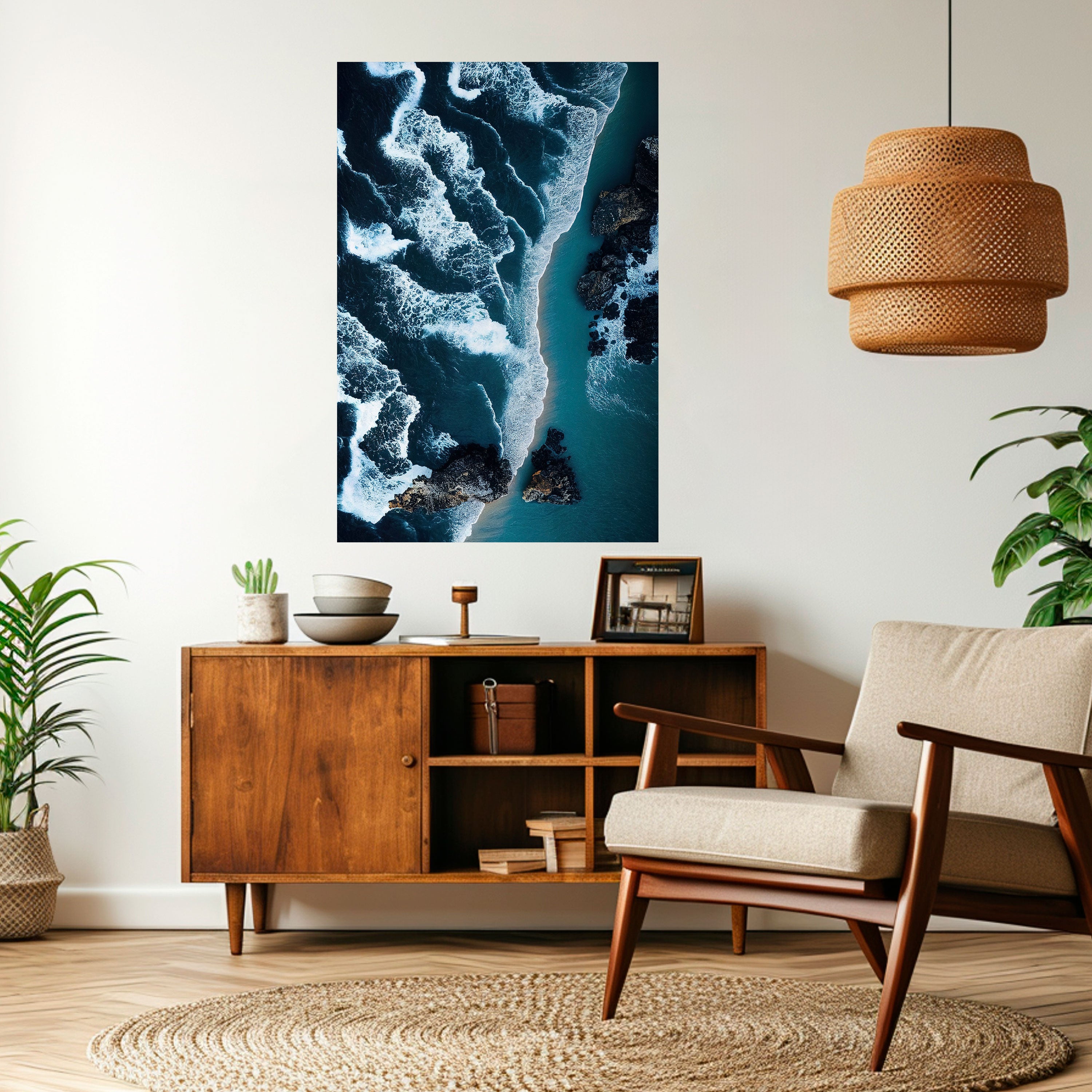 COSMIC COASTLINE Naklejka/Plakat pionowy