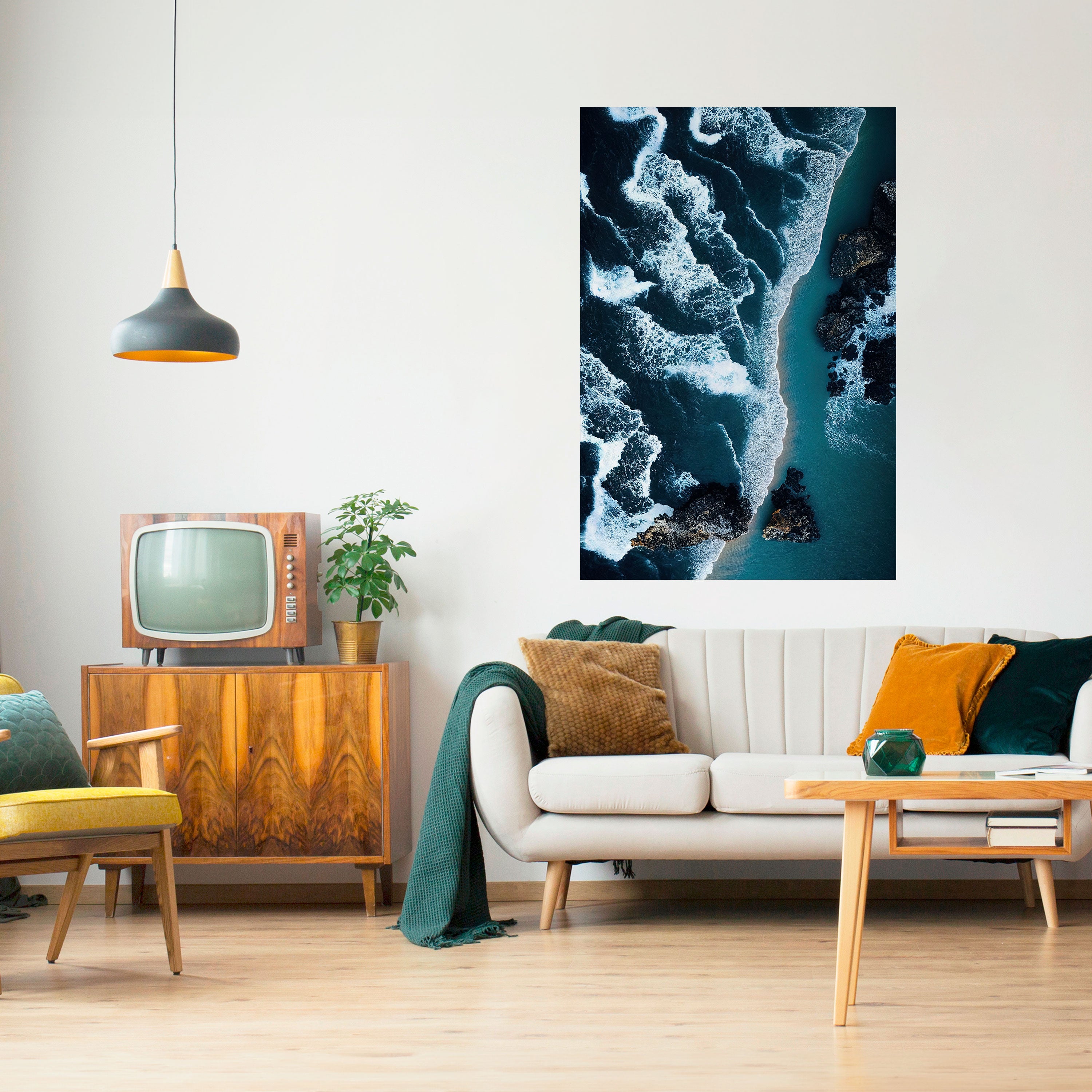 COSMIC COASTLINE Naklejka/Plakat pionowy