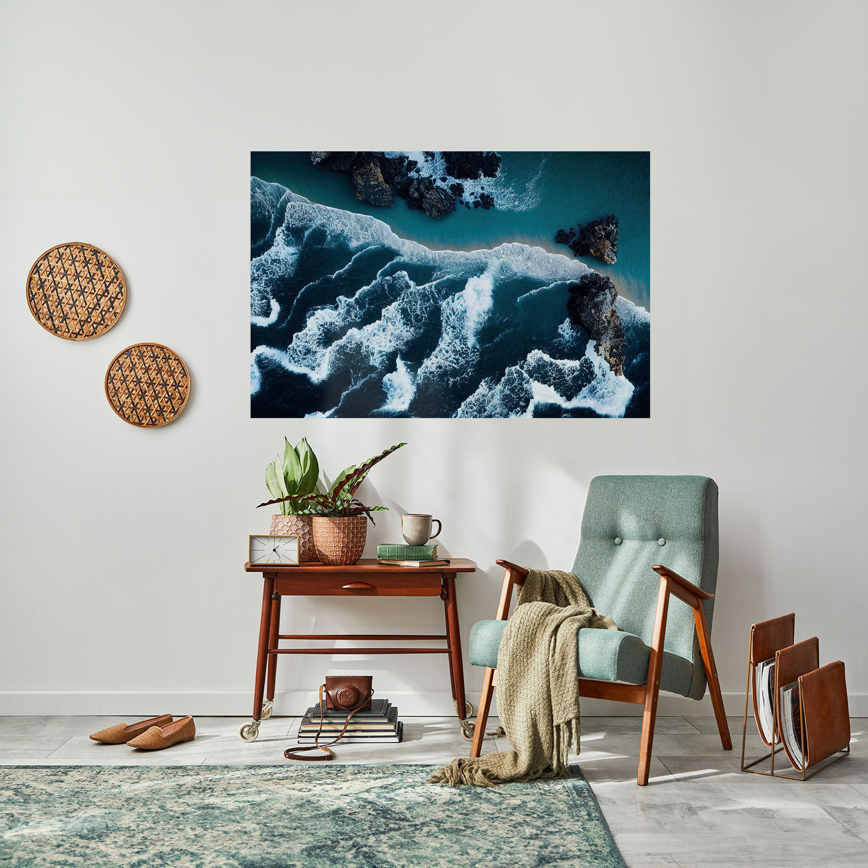 COSMIC COASTLINE Naklejka/Plakat poziomy