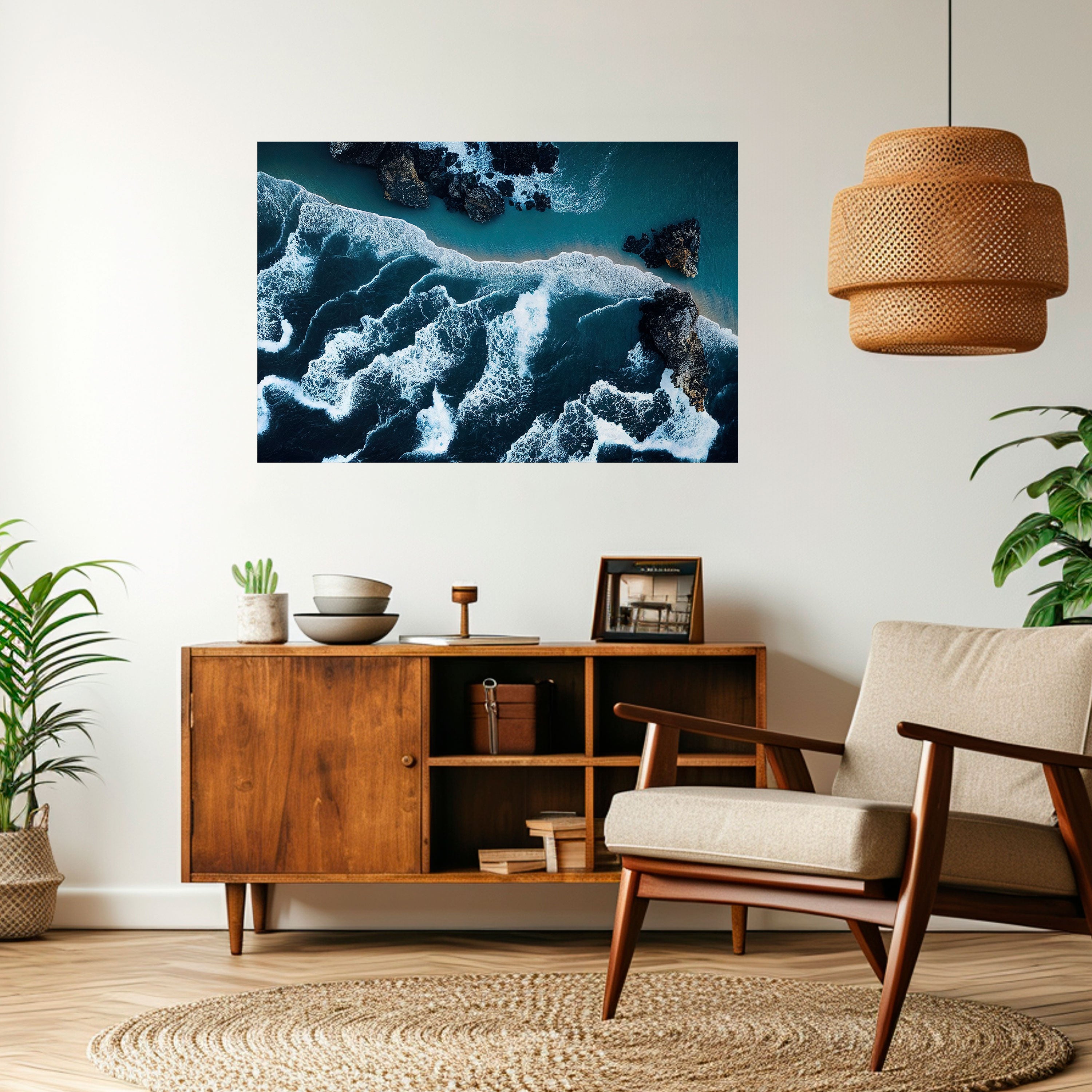 COSMIC COASTLINE Naklejka/Plakat poziomy