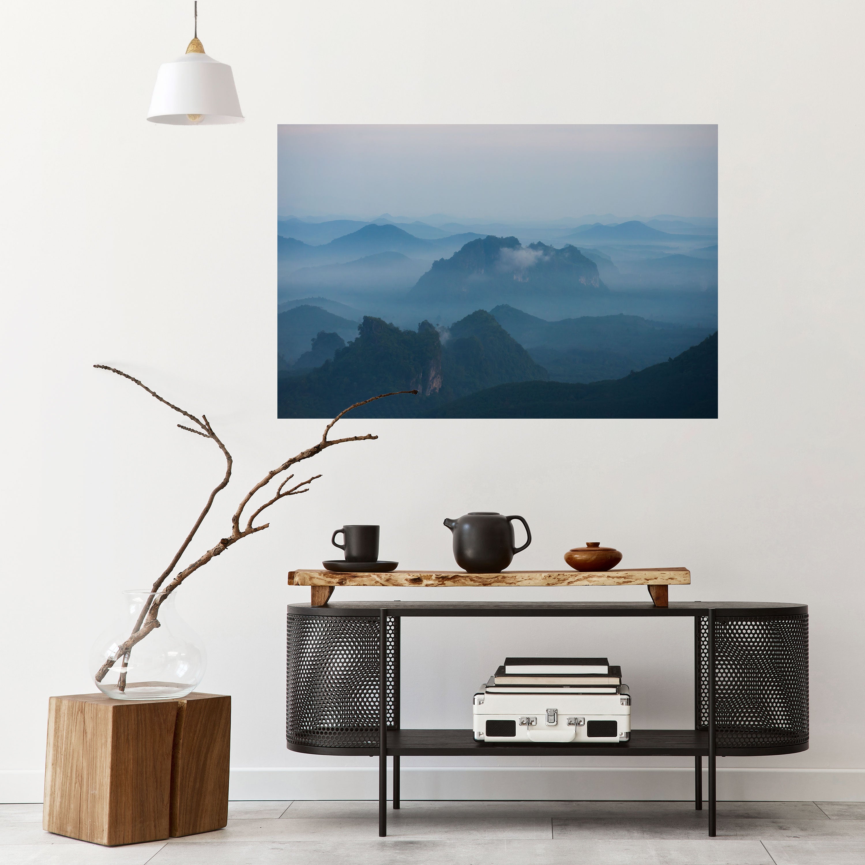 MISTY MOUNTAIN WHISPER Naklejka/Plakat poziomy